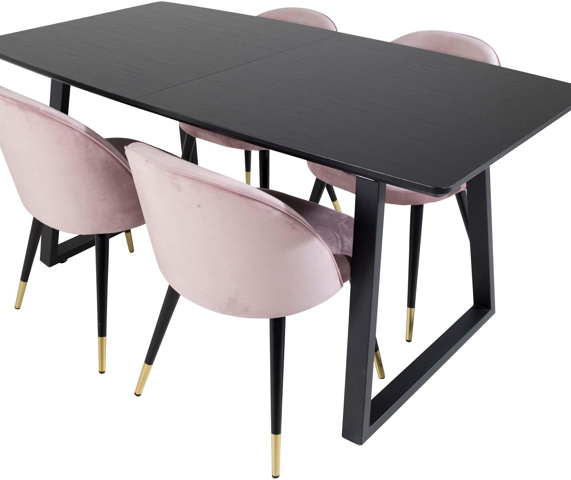 Inca Esszimmerset: Ausziehbar, samtig, für stilvolle Dinnerabende.