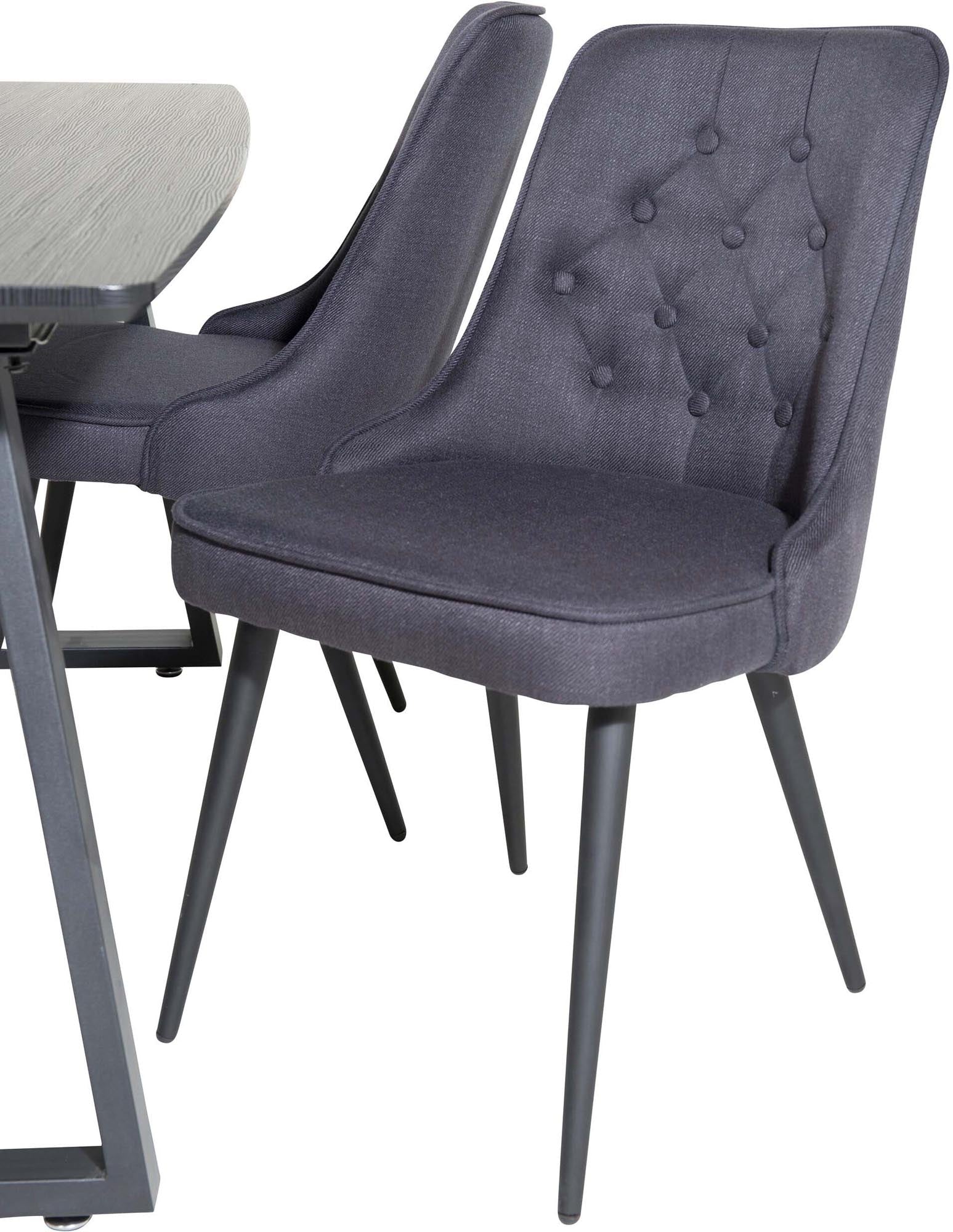 Inca Esszimmerset: Ausziehbar, samtig, ideal für elegante Dinner.