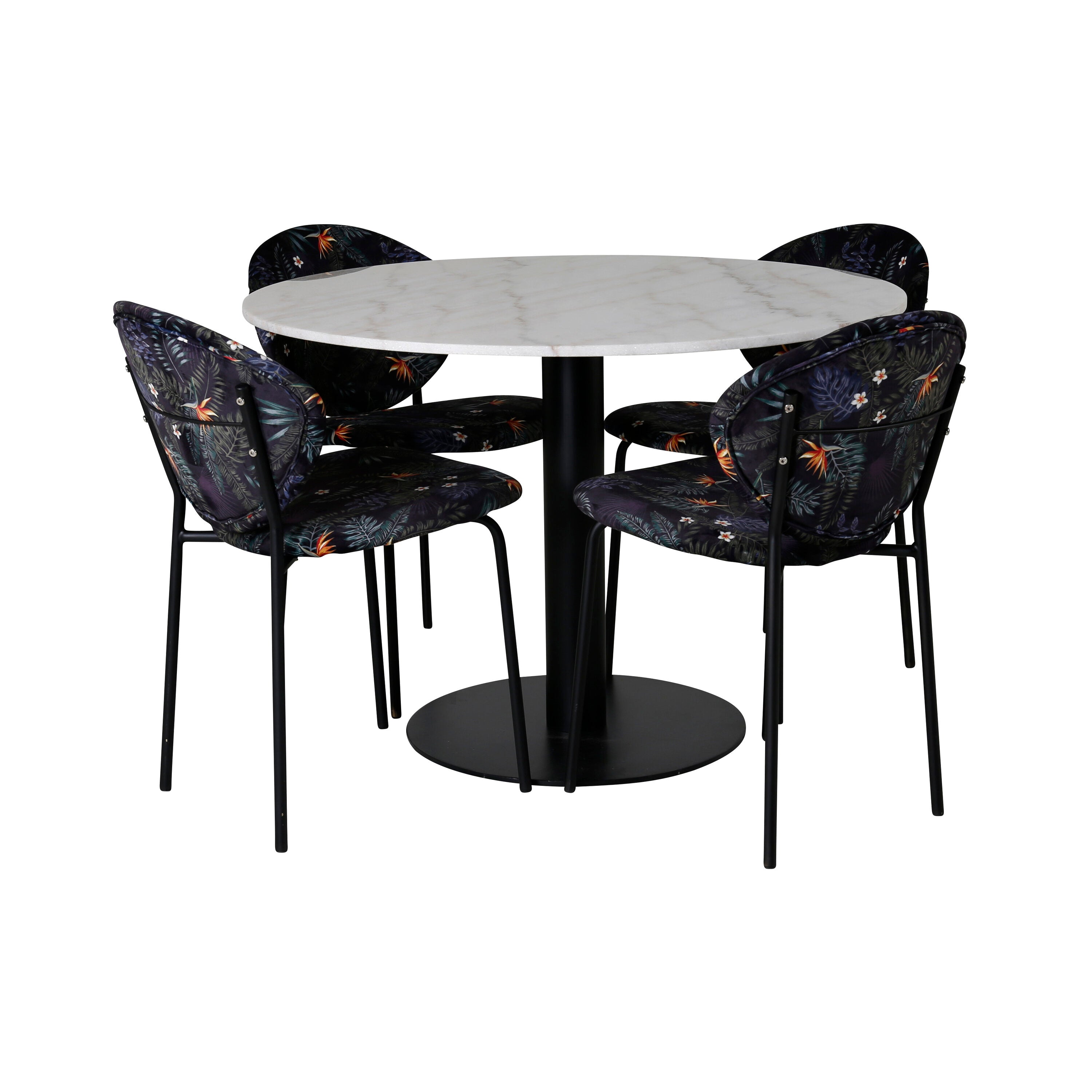 Estelle Esstisch mit Vault Stühlen in präsentiert im Onlineshop von KAQTU Design AG. Bartischset ist von Venture Home