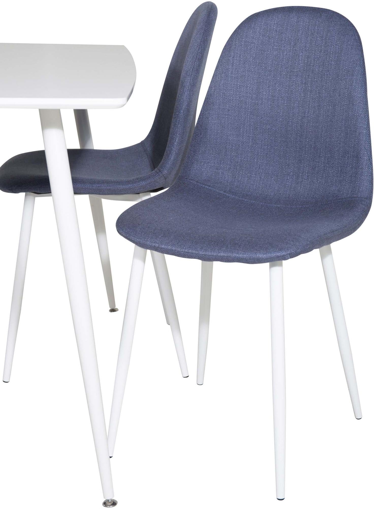 Elegantes Polar Esszimmerset, 120cm Tisch, 4 Stühle von Venture Home.