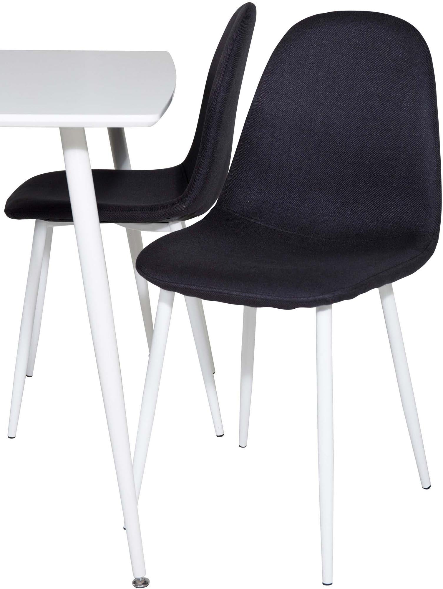 Polar Esszimmerset + Polar 120cm/4St. in Schwarz / Weiss präsentiert im Onlineshop von KAQTU Design AG. Esszimmerset ist von Venture Home