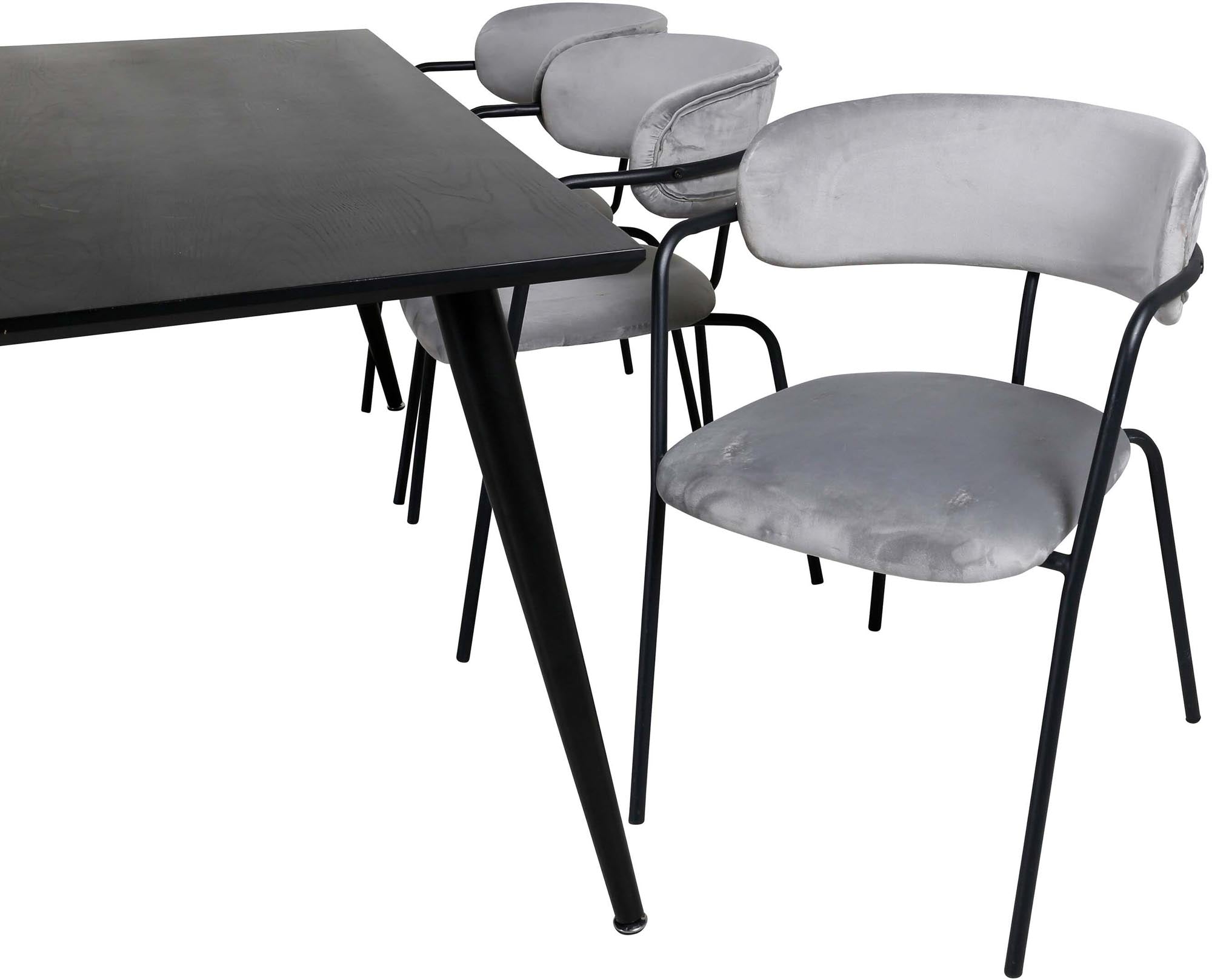 Modernes Dipp Esszimmerset mit 180cm Tisch und 6 Stühlen von Venture.