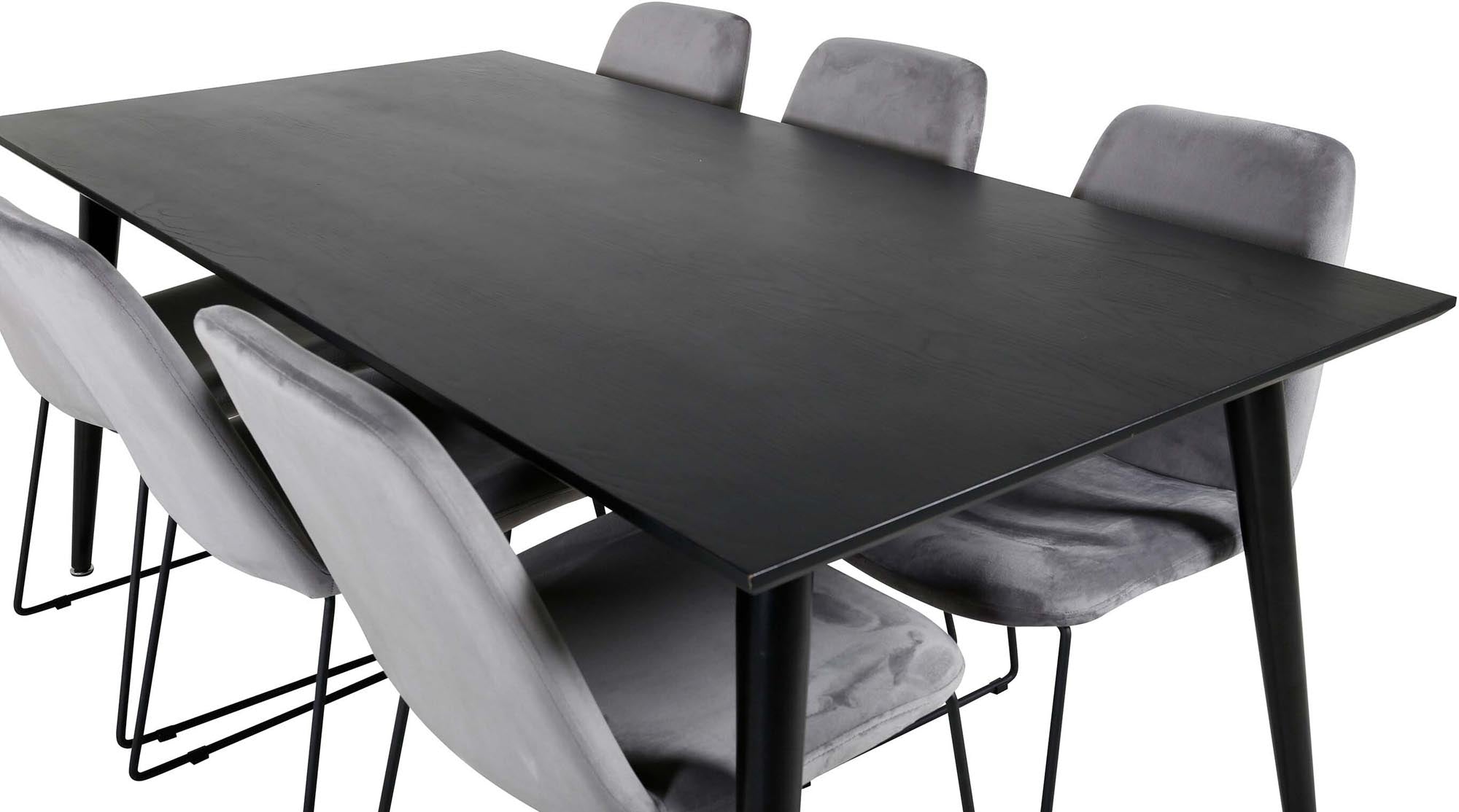 Modernes Dipp Esszimmerset 180cm mit 6 Stühlen von Venture Home.