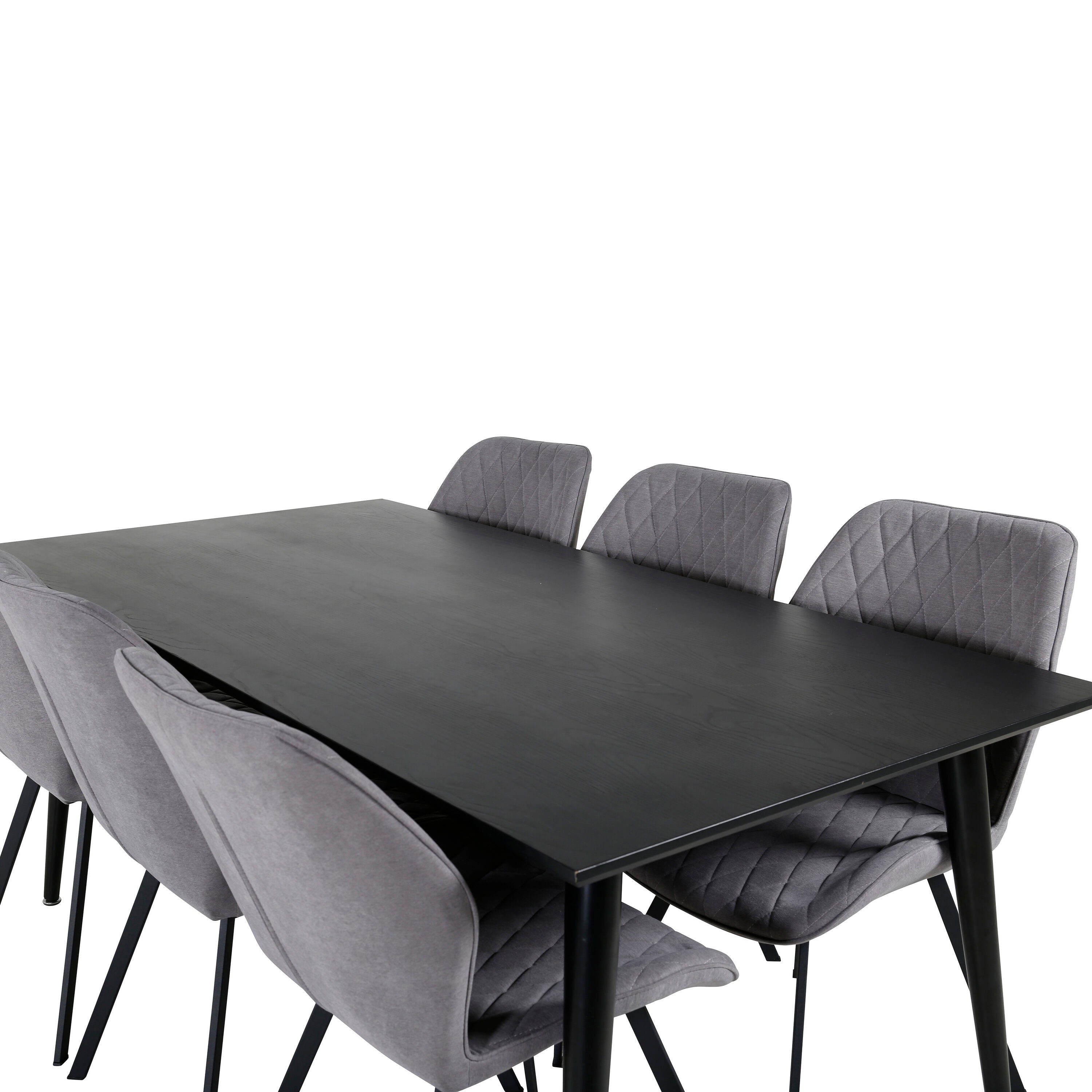 Dipp Esszimmerset + Gemma 180cm/6St. in Schwarz präsentiert im Onlineshop von KAQTU Design AG. Esszimmerset ist von Venture Home