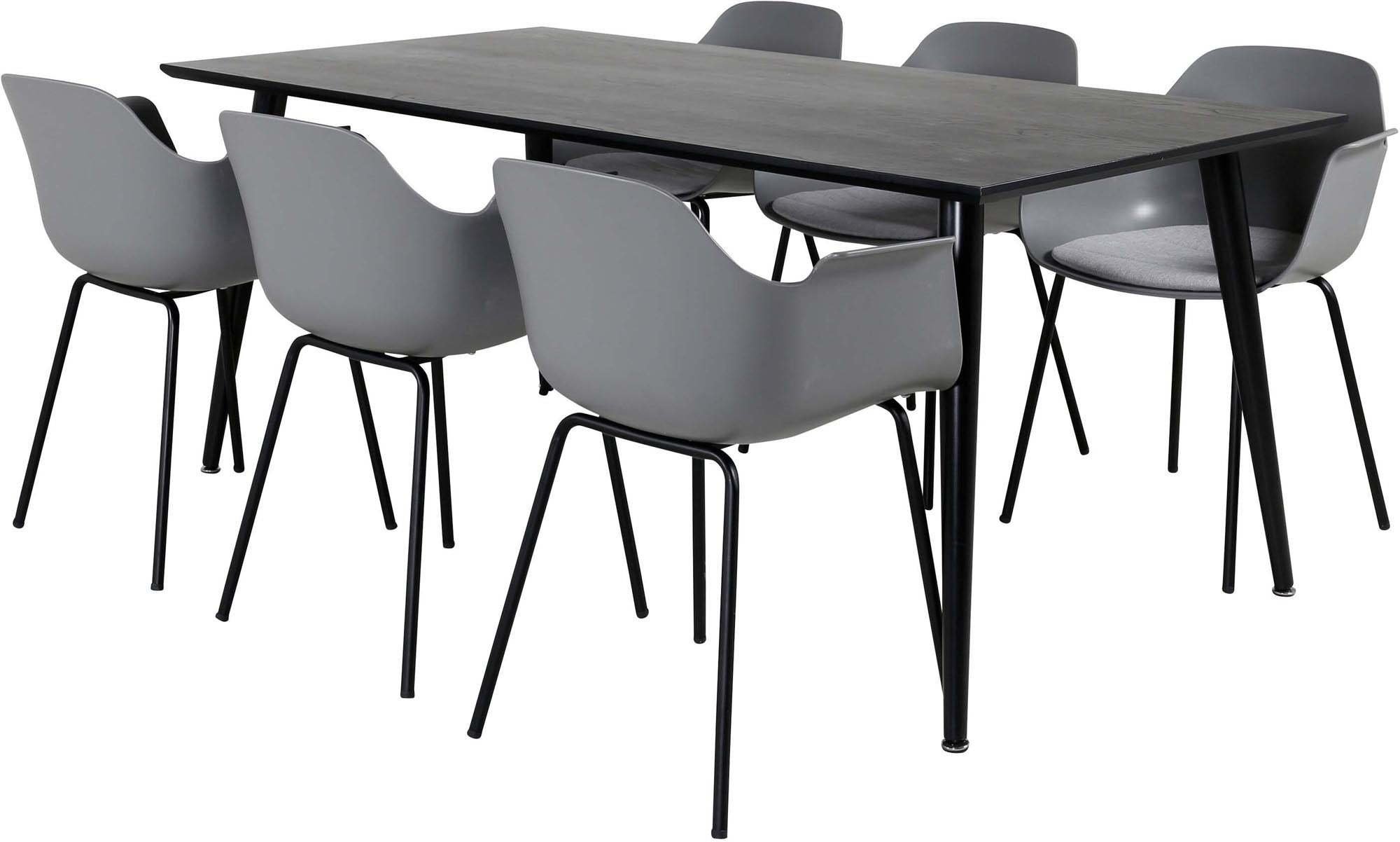 Entdecken Sie das Dipp Esszimmerset von Venture Home: Einladendes Design, hoher Komfort und Platz für gesellige Momente.