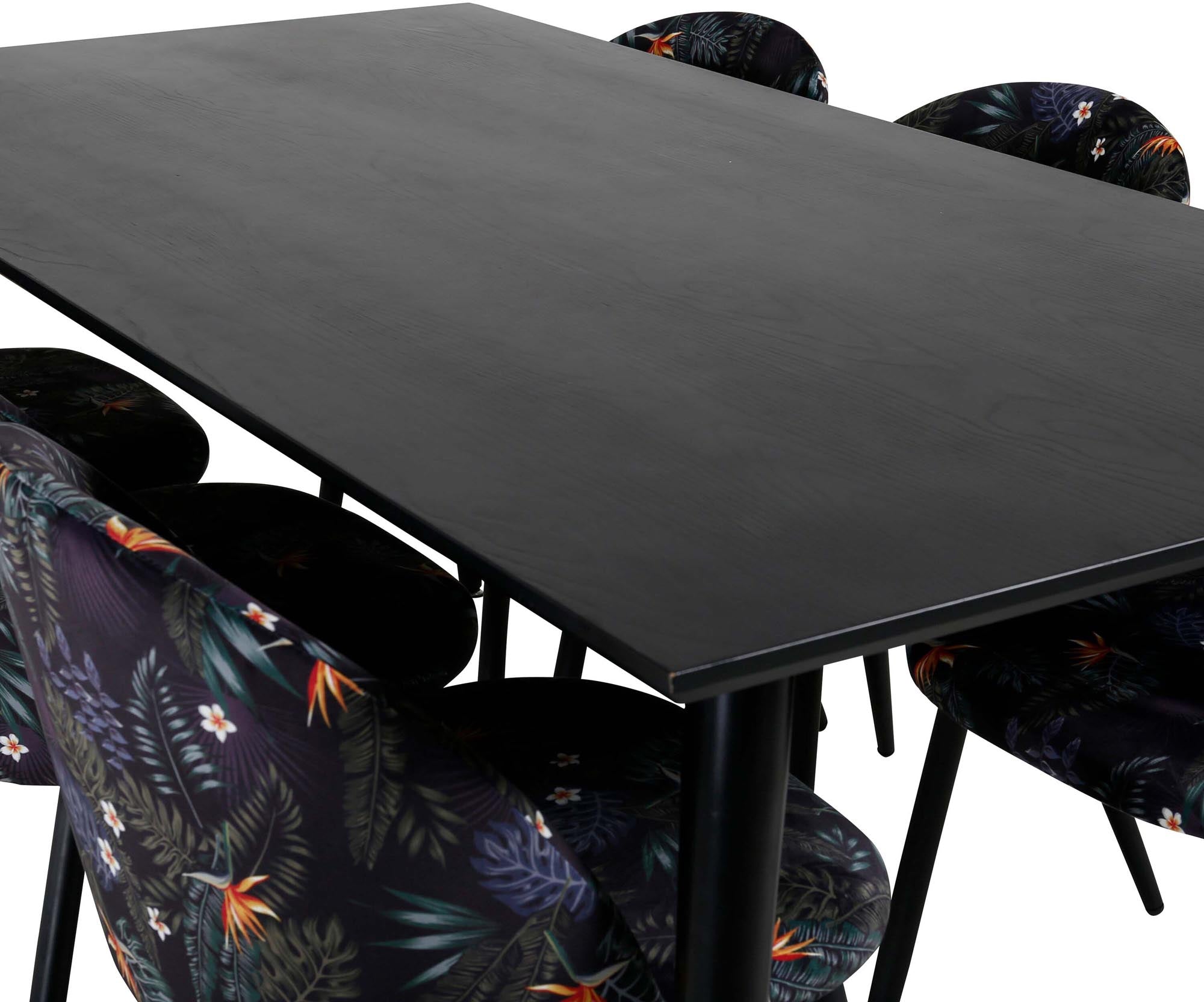 Elegantes Dipp Esszimmerset 180cm für 6, samtig, von Venture Home.