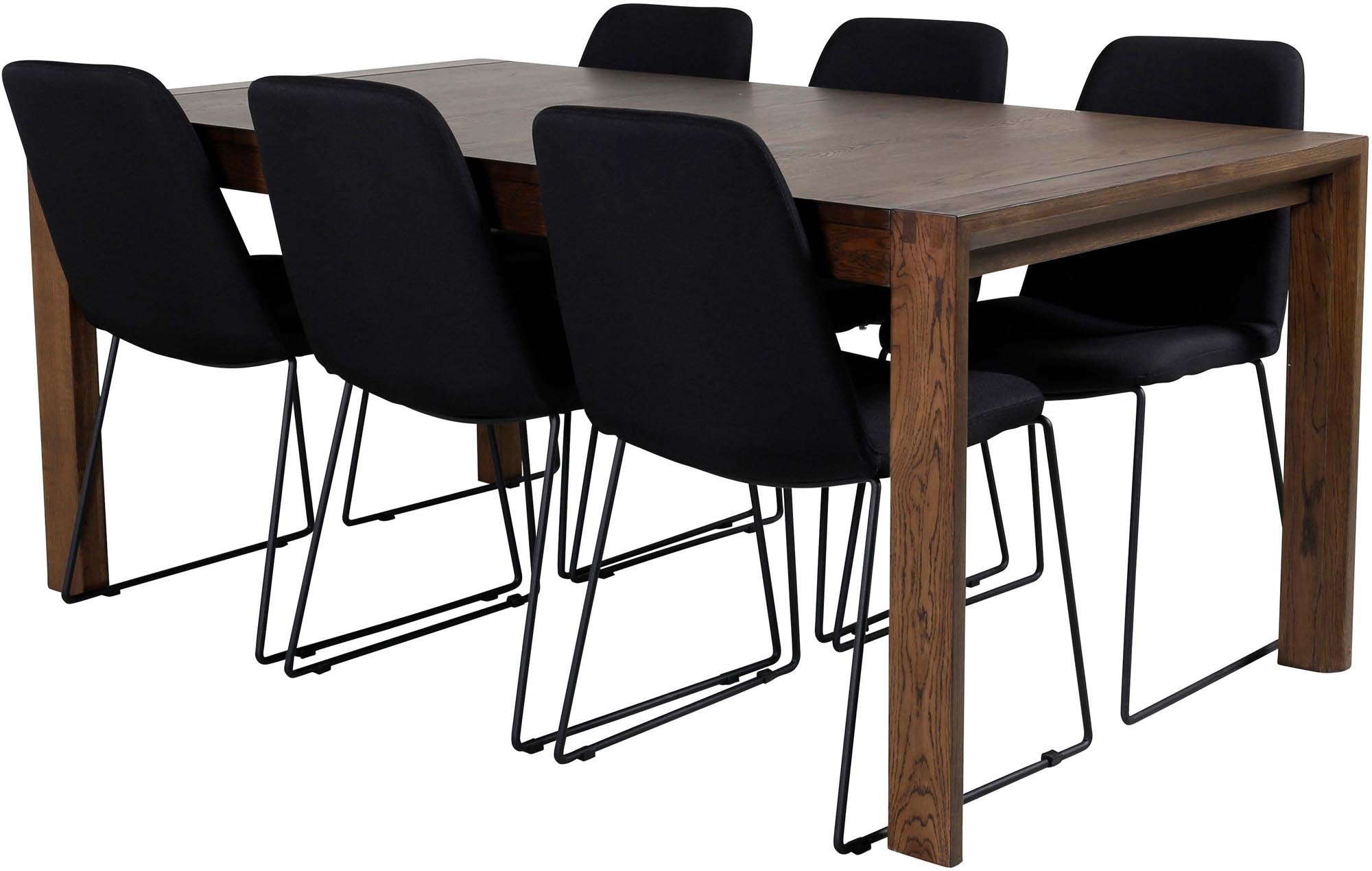 Elegantes Esszimmerset mit ausziehbarem Tisch für bis zu 8 Gäste.