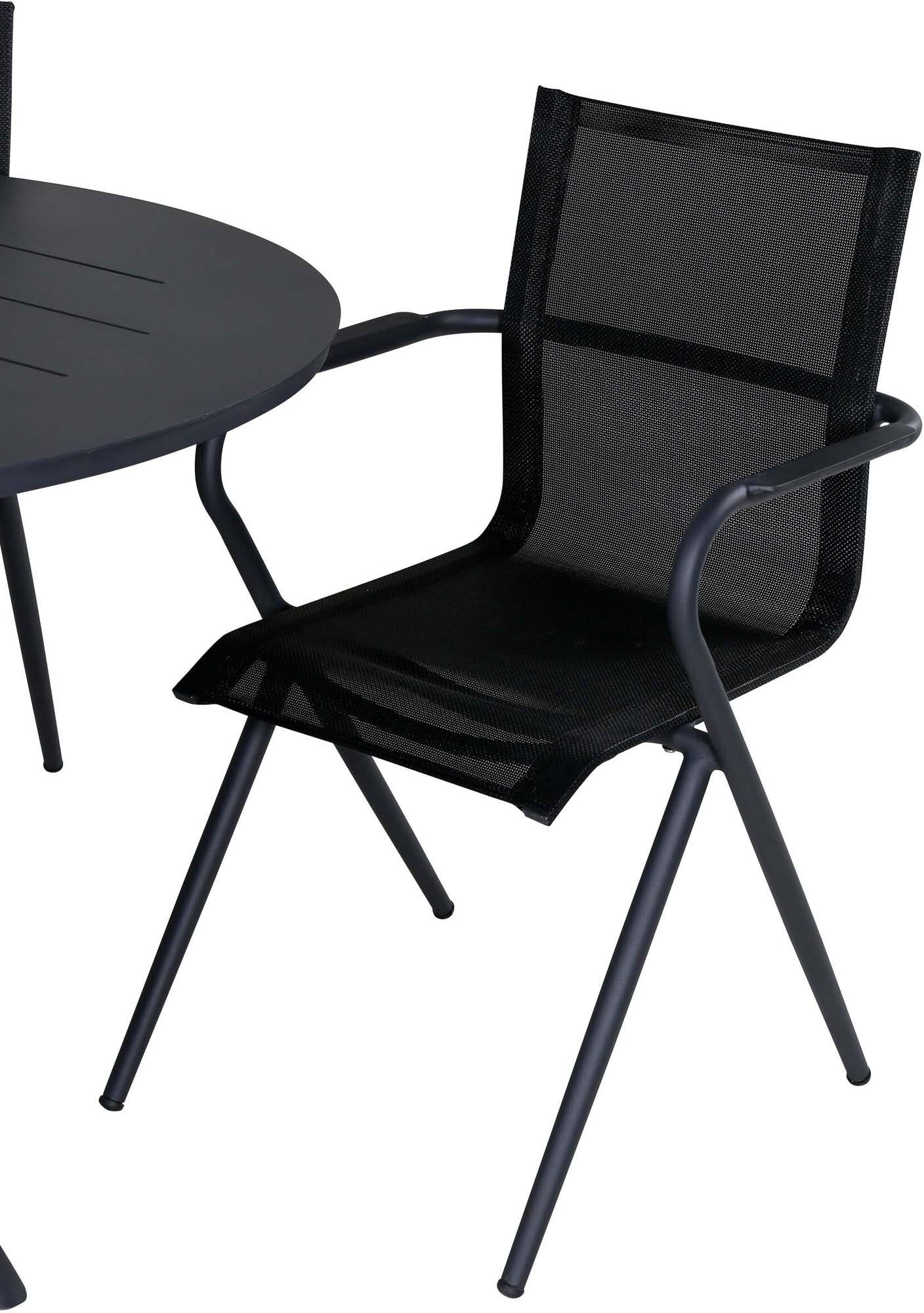 Robustes Alma Tischset: Ideal für gesellige Runden im Freien.