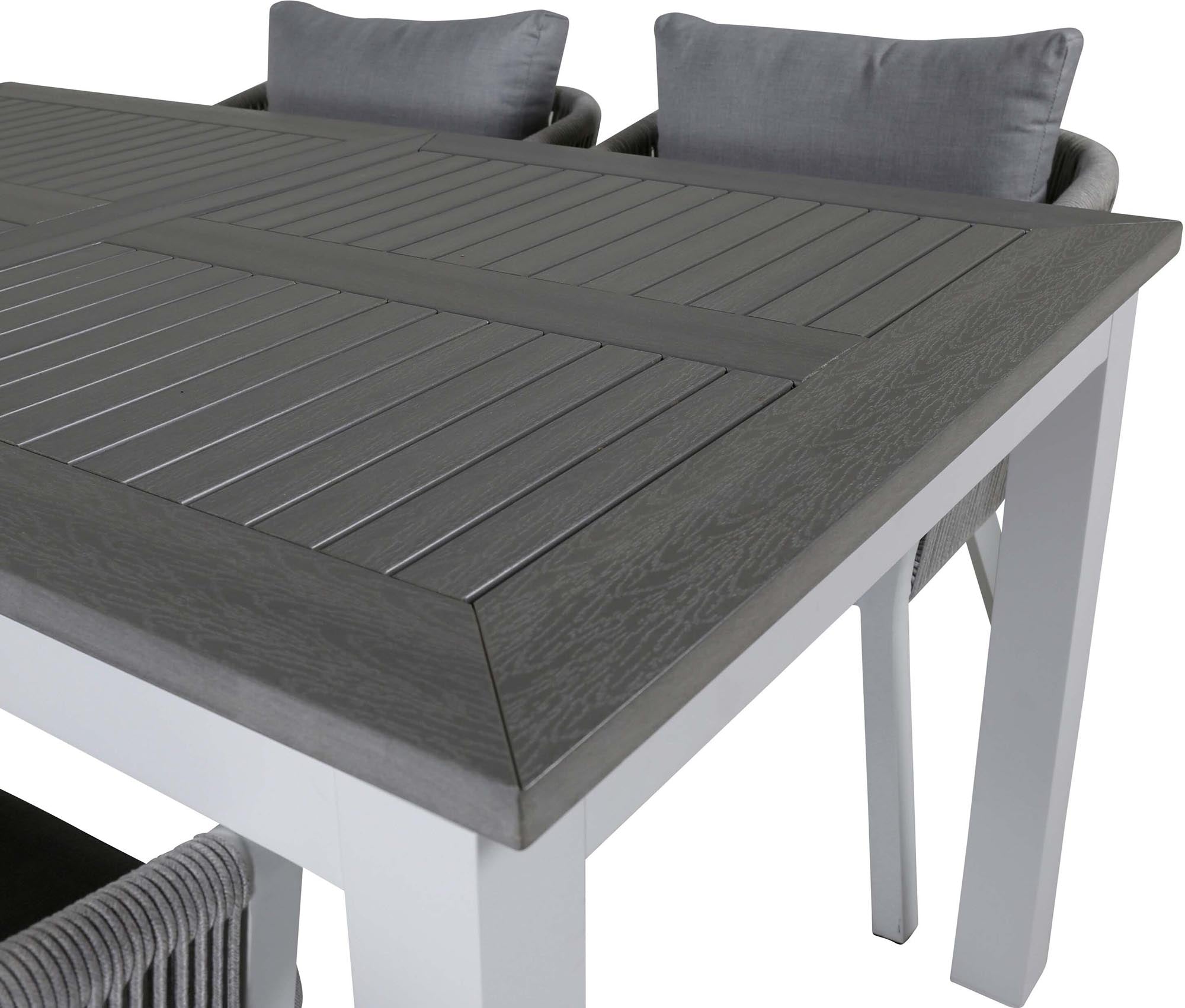 Venture Home Albany: Anpassbares Outdoor-Set mit 4 Stühlen.