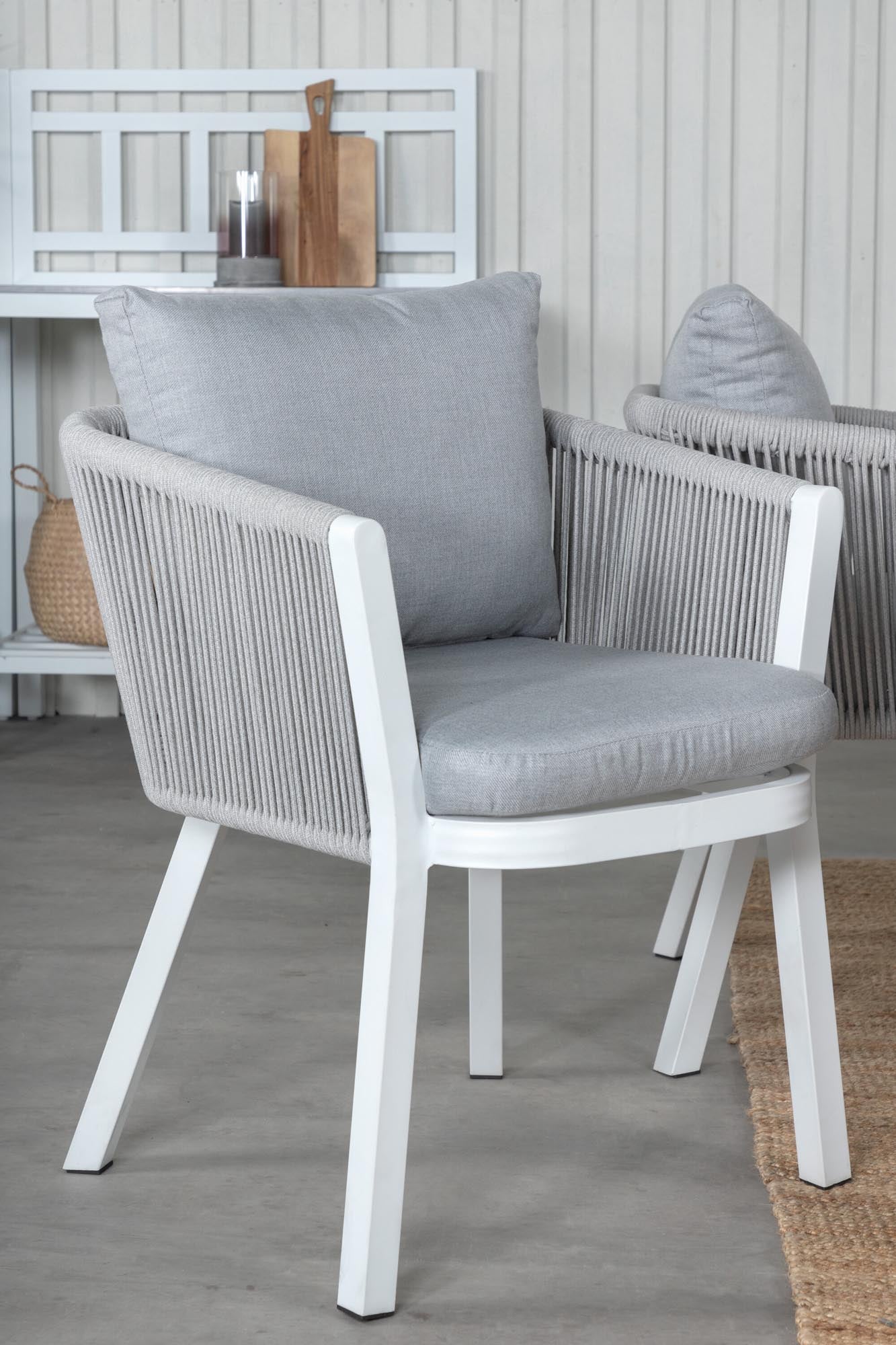 Venture Home Albany: Anpassbares Outdoor-Set mit 4 Stühlen.