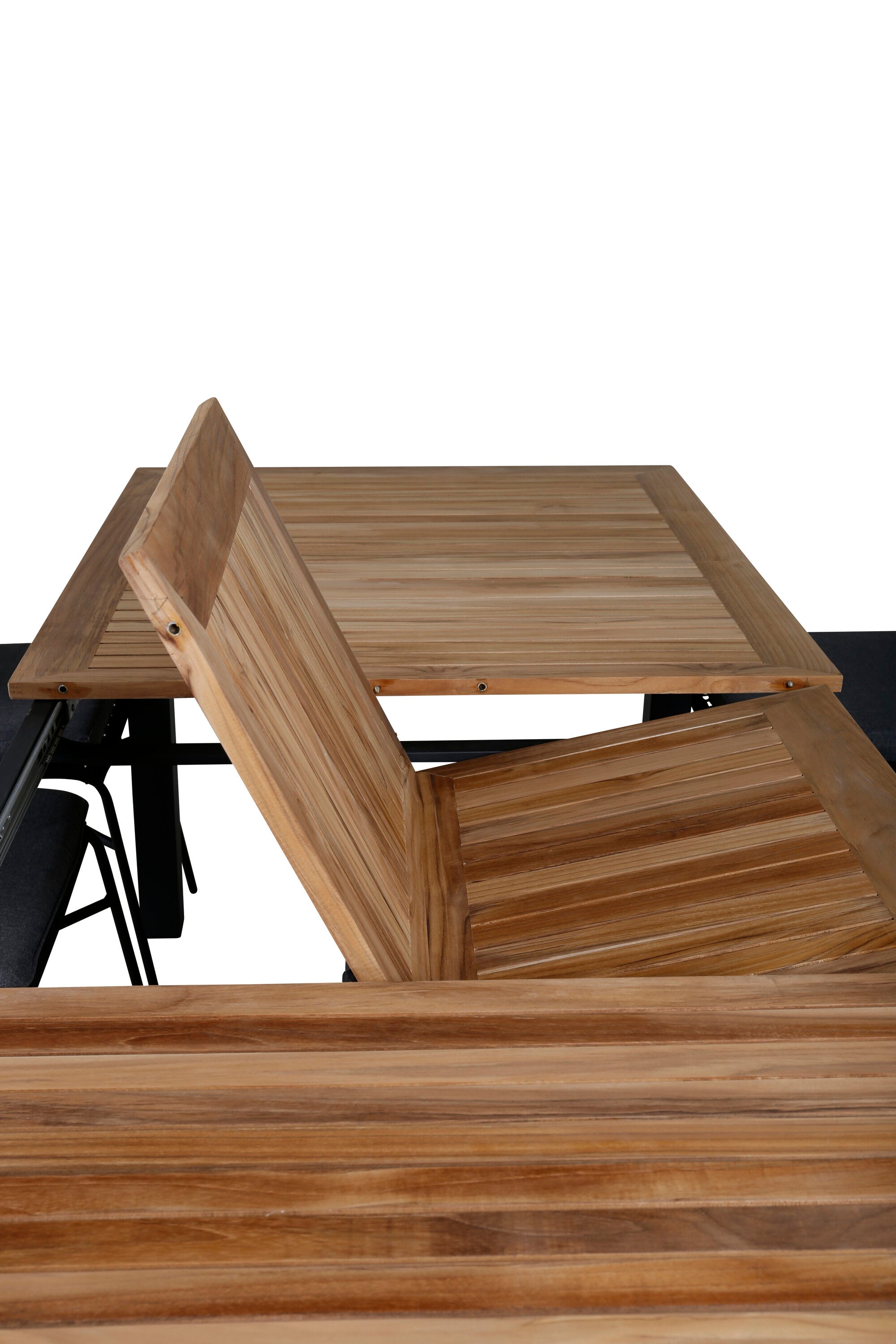 Panama Gartentischset Julian von Venture Home, ausziehbar, perfekt für gemütliche und elegante Outdoor-Erlebnisse.