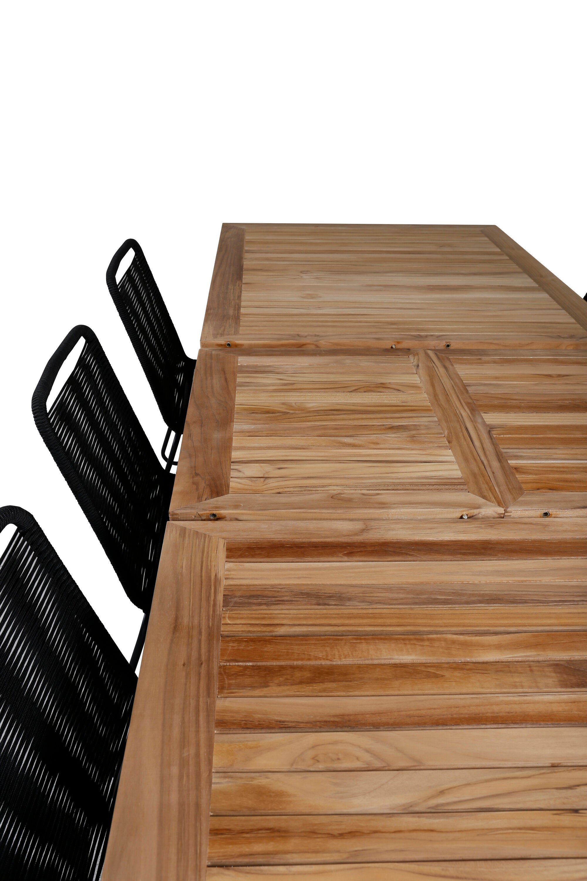 Panama Gartentischset Lindos, 8-teilig, ausziehbar, von Venture Home – perfekt für Gartenpartys und stilvolles Ambiente.