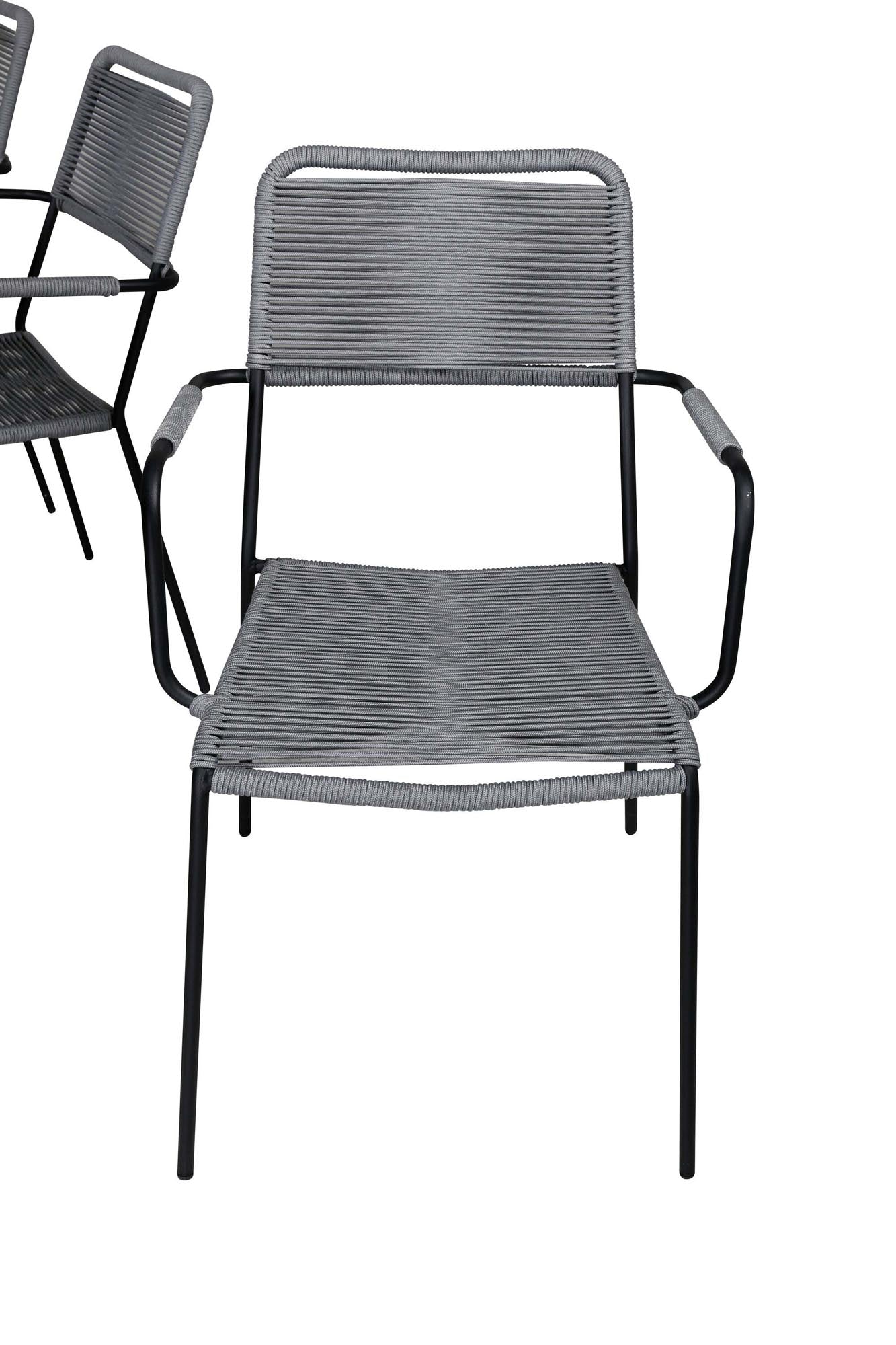 Elegantes Outdoor-Set für 6 Personen, ausziehbar, wetterfest, ideal für gesellige Stunden im Freien.