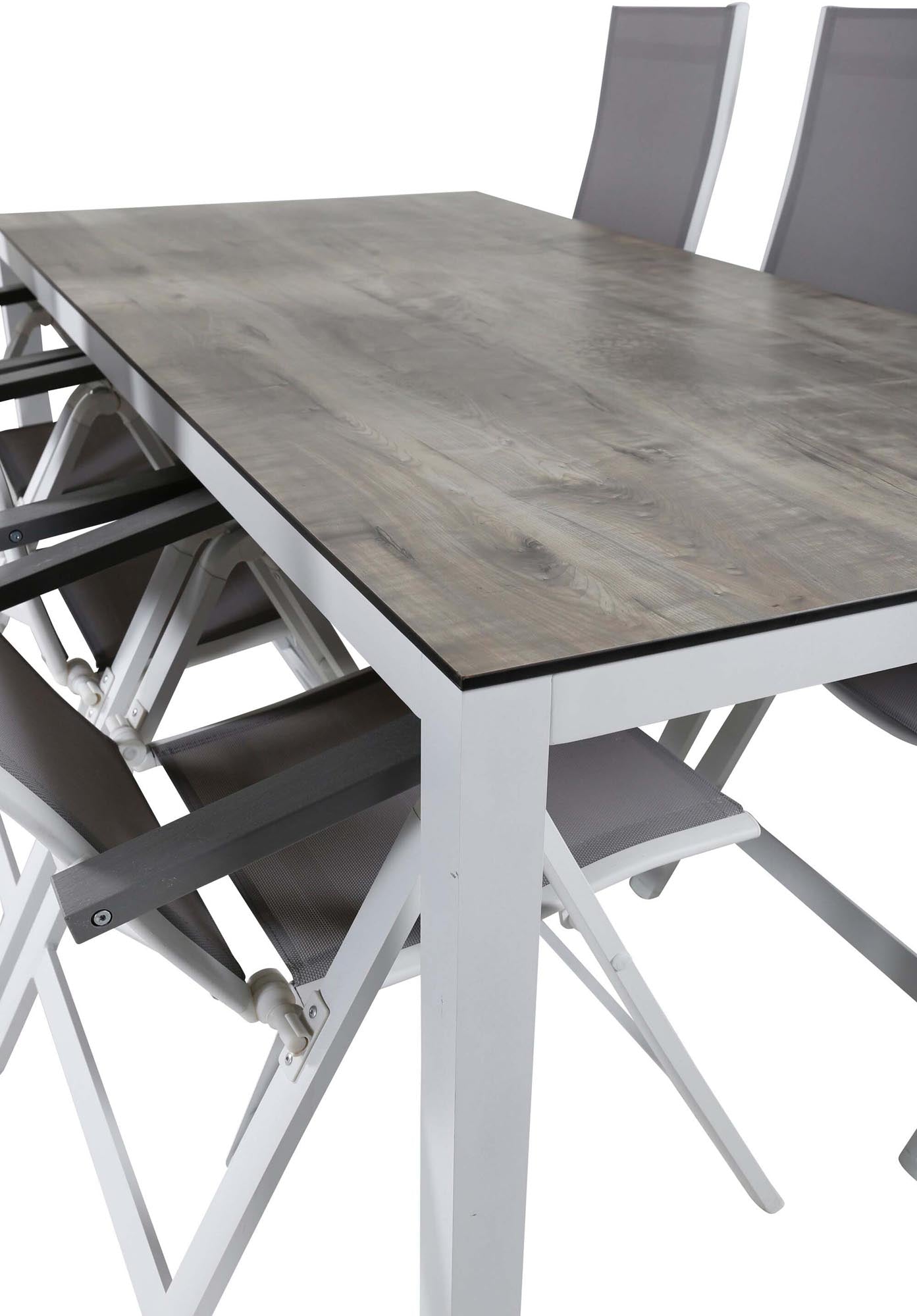 Stylisches Llama Outdoor-Tischset mit Albany Stühlen: Ideal für entspannte Stunden im Garten oder auf der Terrasse.