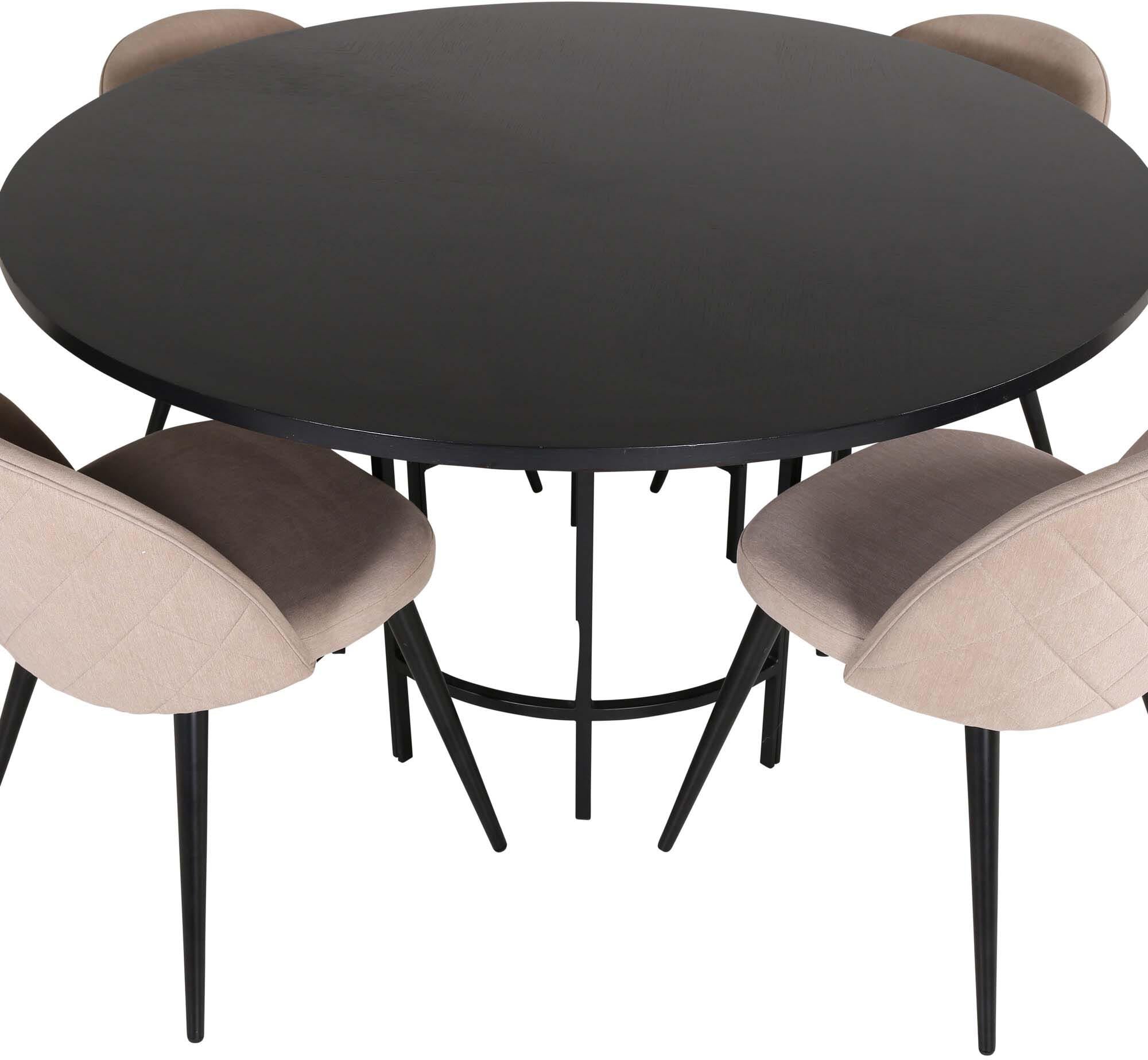 Esszimmerset Copenhagen + Velvet: Stilvolles Design und hoher Komfort für gesellige Runden. Ideal für Ihr modernes Esszimmer!