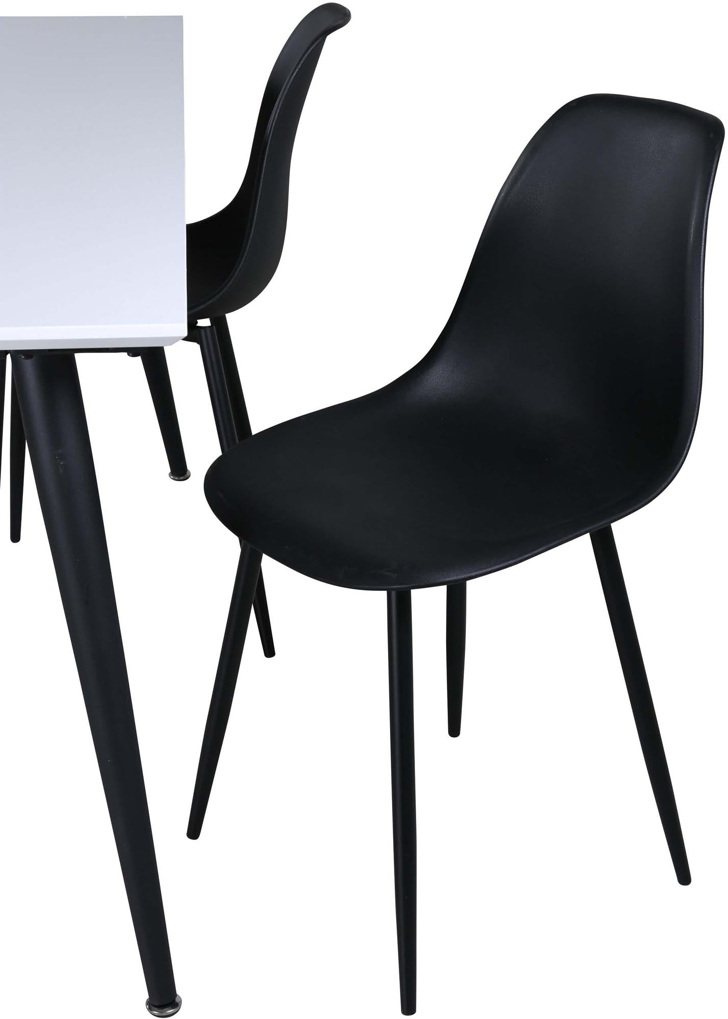 Jimmy Esszimmerset + Polar 150cm/4St. in Schwarz präsentiert im Onlineshop von KAQTU Design AG. Esszimmerset ist von Venture Home