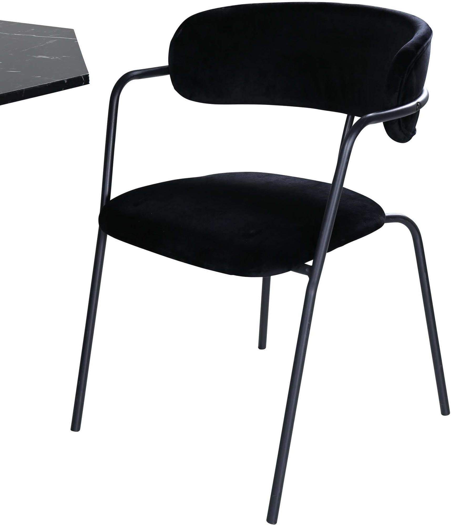 Marbs Esszimmerset + Arrow ⌀110cm/4St. in Schwarz präsentiert im Onlineshop von KAQTU Design AG. Esszimmerset ist von Venture Home