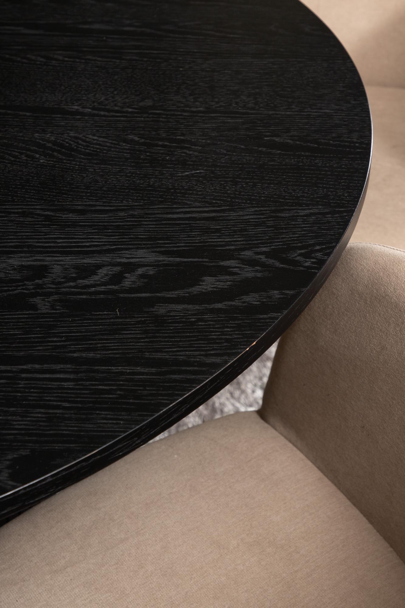 Bianca Esszimmerset + Berit ⌀110cm/4St. in Schwarz / Schwarz präsentiert im Onlineshop von KAQTU Design AG. Esszimmerset ist von Venture Home