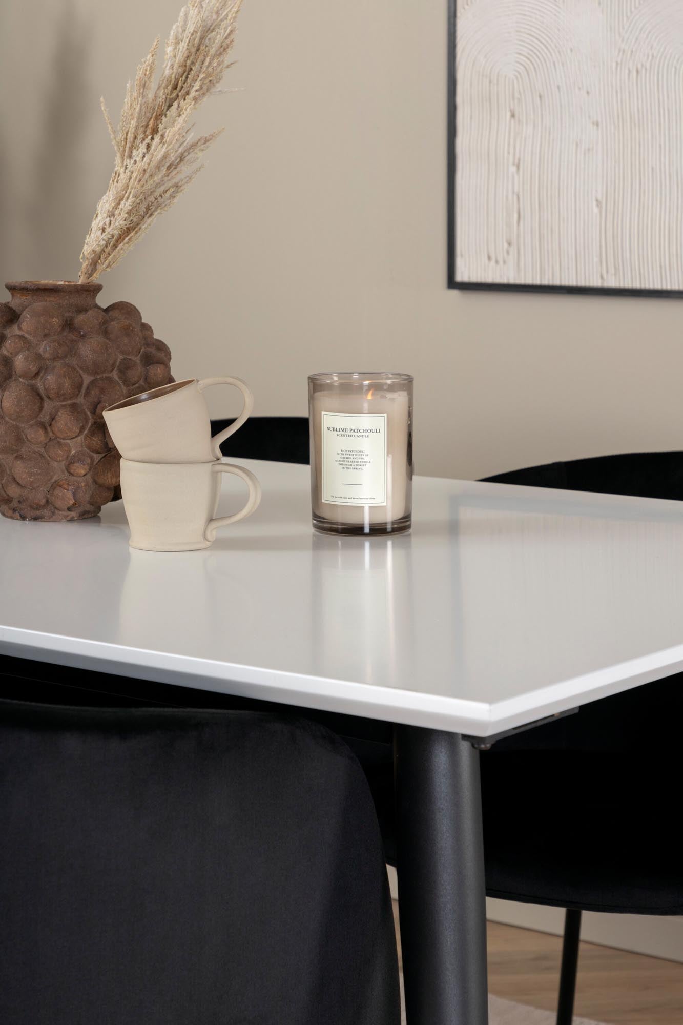 Jimmy Esszimmerset + Berit 150cm/4St. in Schwarz präsentiert im Onlineshop von KAQTU Design AG. Esszimmerset ist von Venture Home