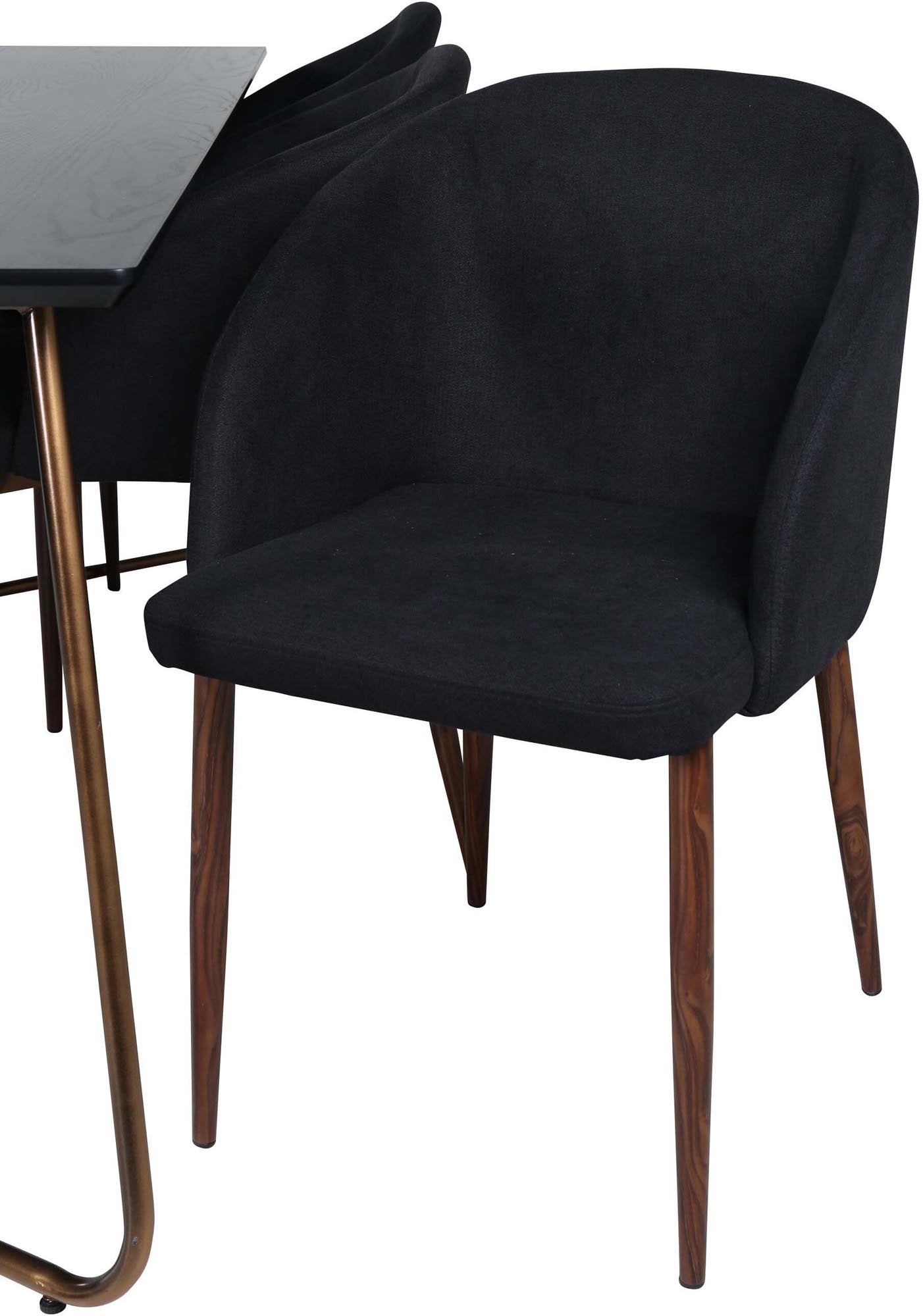 Petra Esszimmerset + Arch 190cm/6St. in Schwarz präsentiert im Onlineshop von KAQTU Design AG. Esszimmerset ist von Venture Home