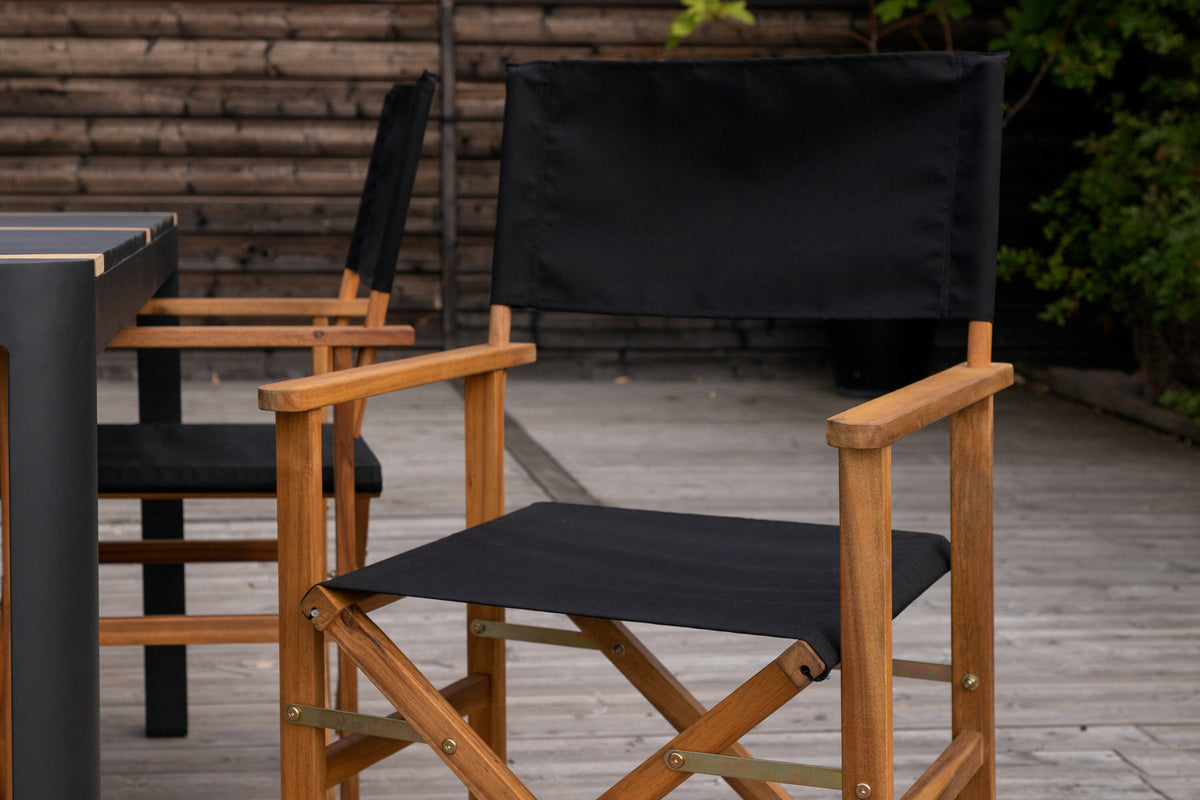 Togo Outdoor-Tischset + Marion 150cm/4St. in Natur präsentiert im Onlineshop von KAQTU Design AG. Gartentischset ist von Venture Home