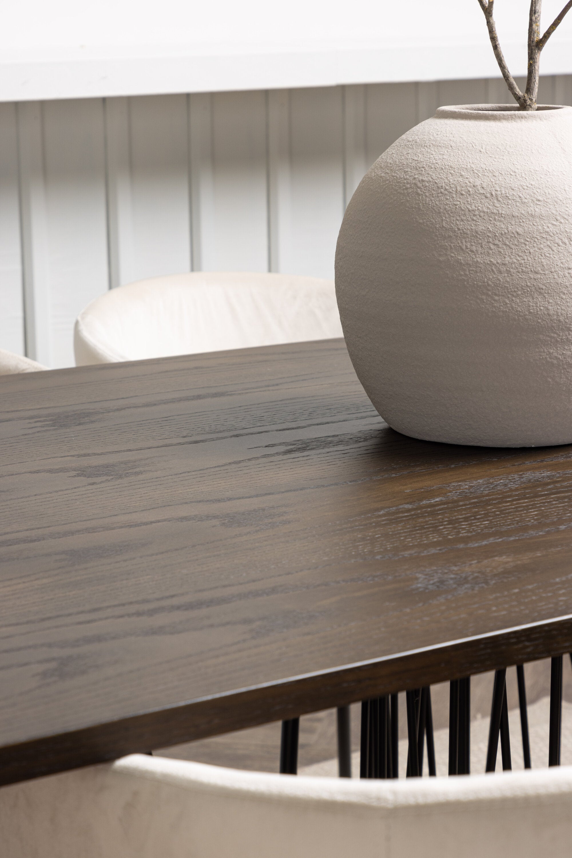 Stone Esszimmerset + Berit 220cm/6St. in Beige, Schwarz präsentiert im Onlineshop von KAQTU Design AG. Esszimmerset ist von Venture Home