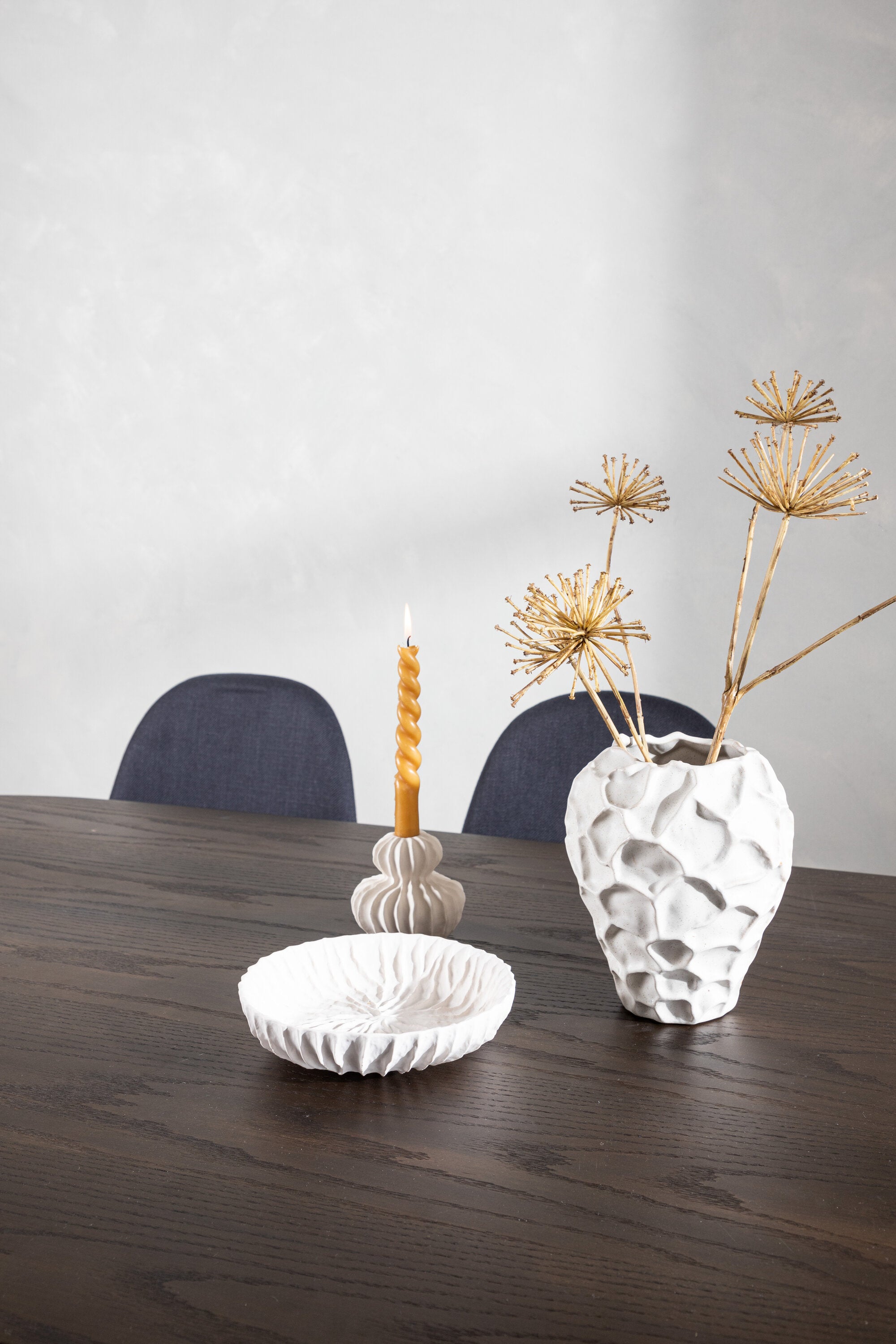 Stone Esszimmerset + Polar 220cm/6St. in Schwarz präsentiert im Onlineshop von KAQTU Design AG. Esszimmerset ist von Venture Home