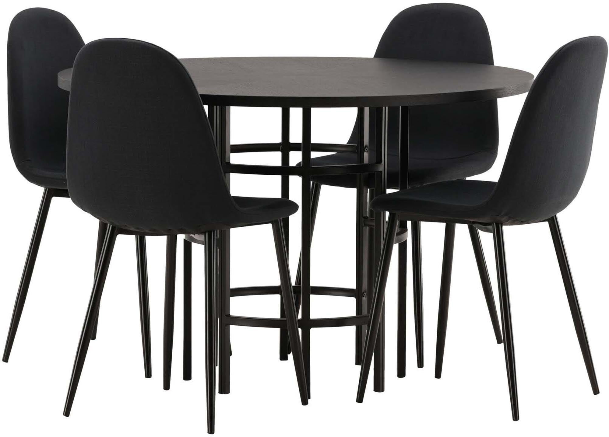 Elegantes Esszimmerset mit hochwertigem Tisch und bequemen Stühlen. Perfekt für gesellige Abende und stilvolle Einrichtung.