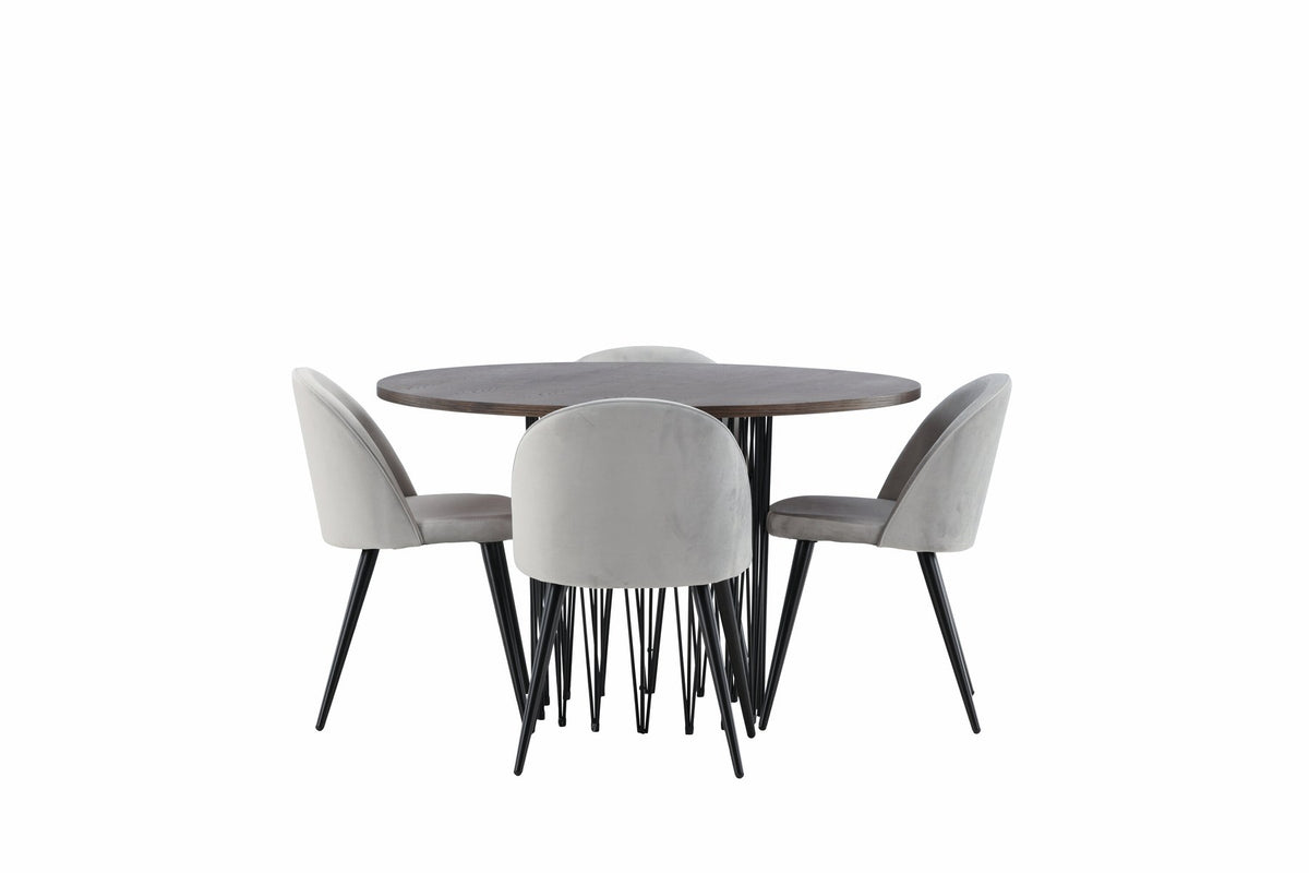 Stone Esszimmerset ⌀120cm/4St.