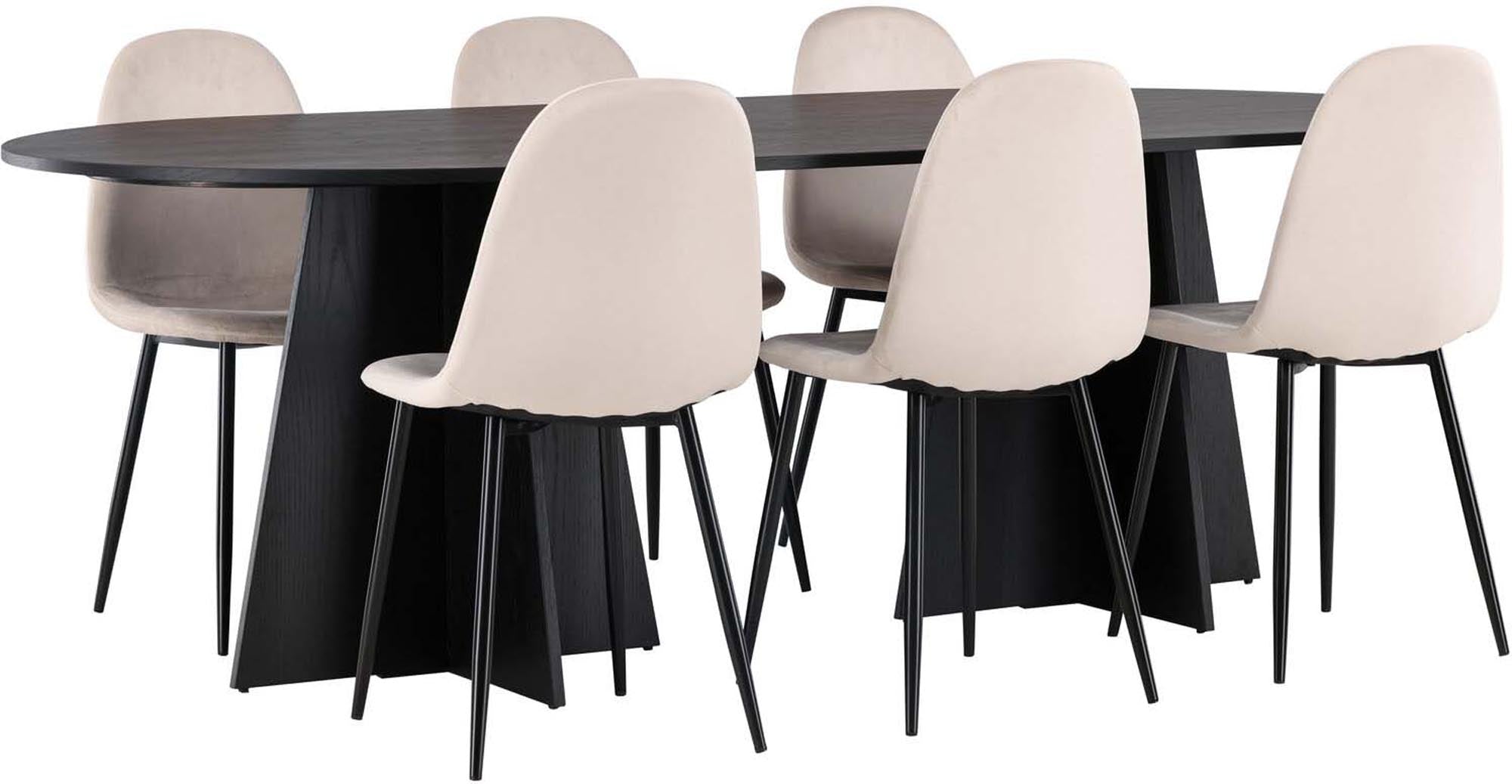 Elegantes Bootcut Esszimmerset 230cm für stilvolle Dinnerabende.