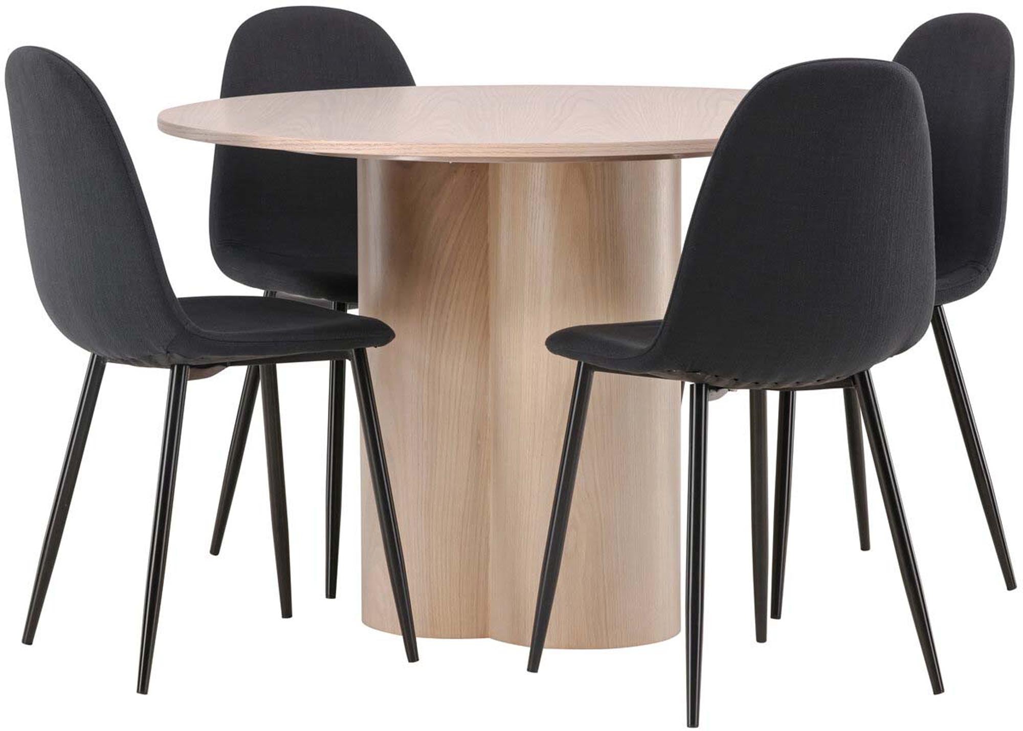 Elegantes Olivia Set: Polar Tisch mit 4 Stühlen von Venture Home.