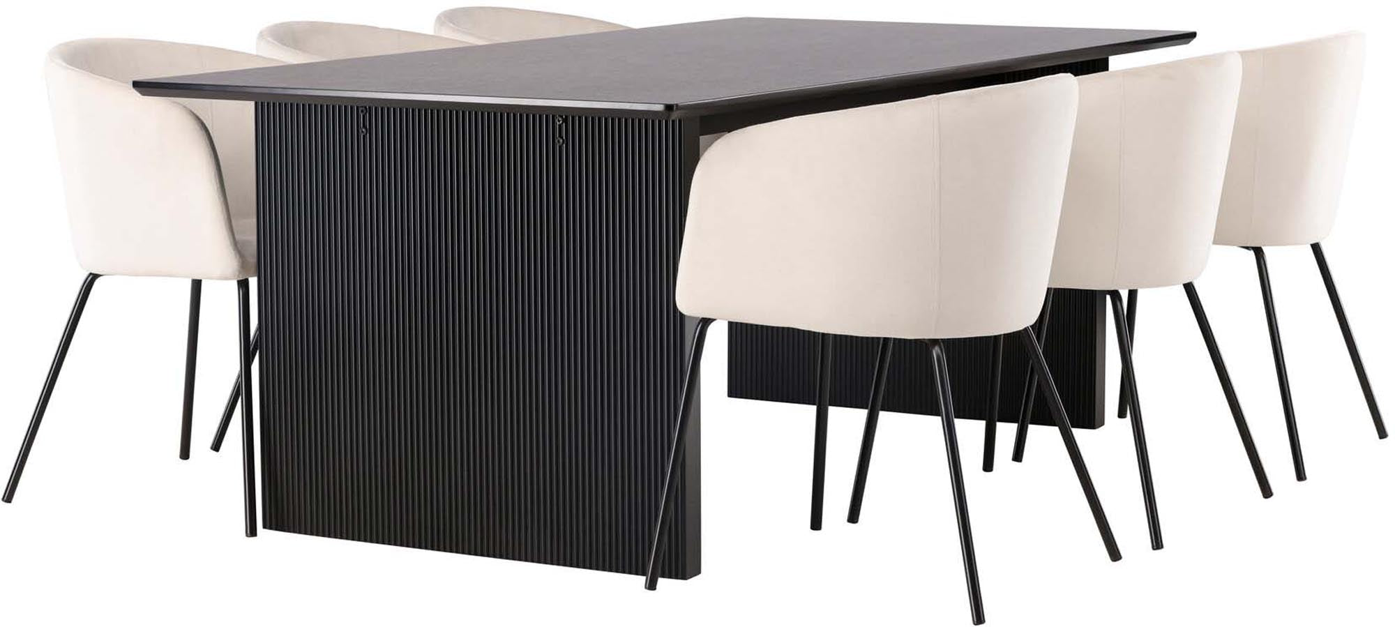 Vail Esszimmerset von Venture Home: Elegante Kombination aus Komfort und nordischer Ästhetik für unvergessliche Essmomente.