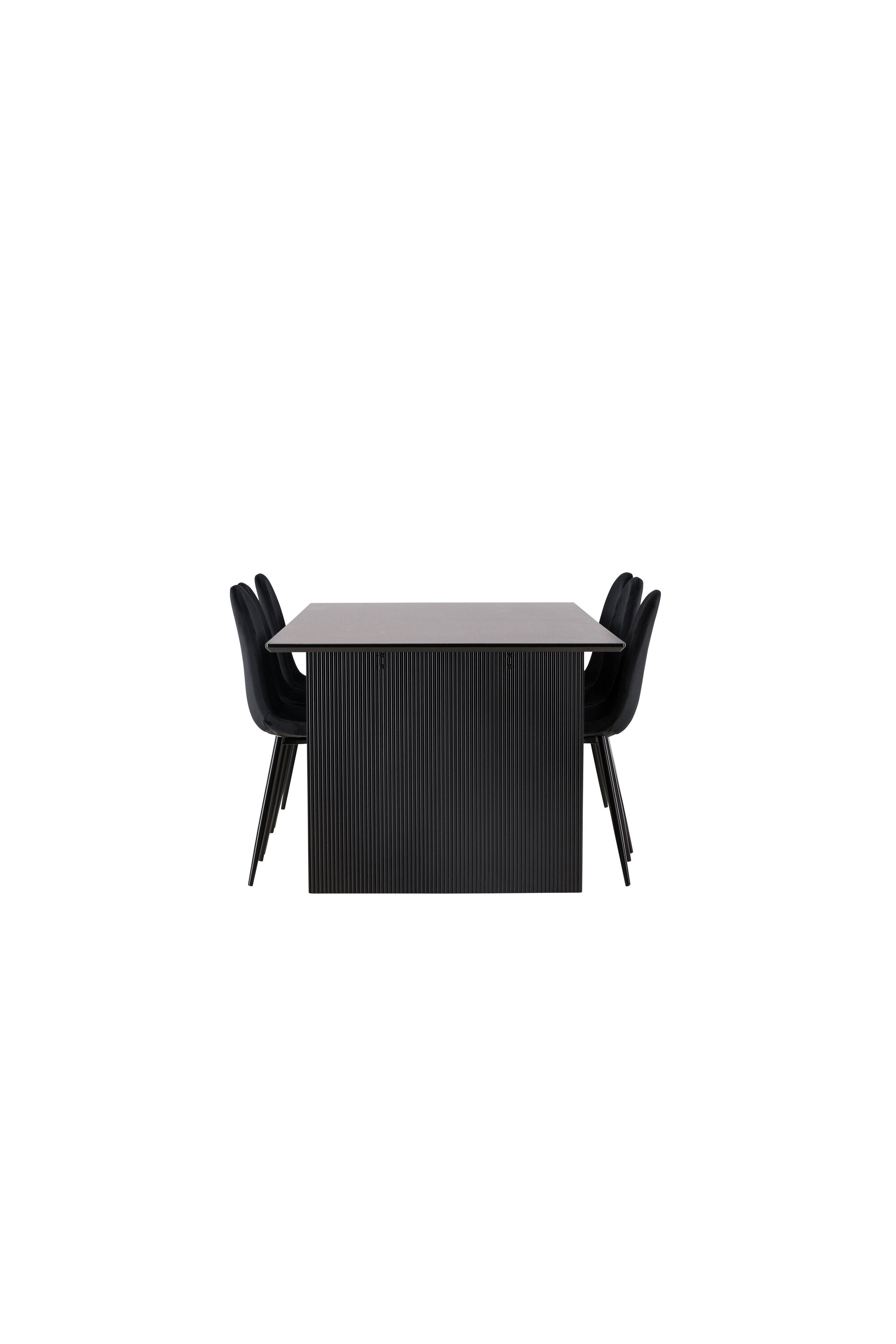 Vail Esszimmerset + Polar 200cm/6St. in Schwarz präsentiert im Onlineshop von KAQTU Design AG. Esszimmerset ist von Venture Home