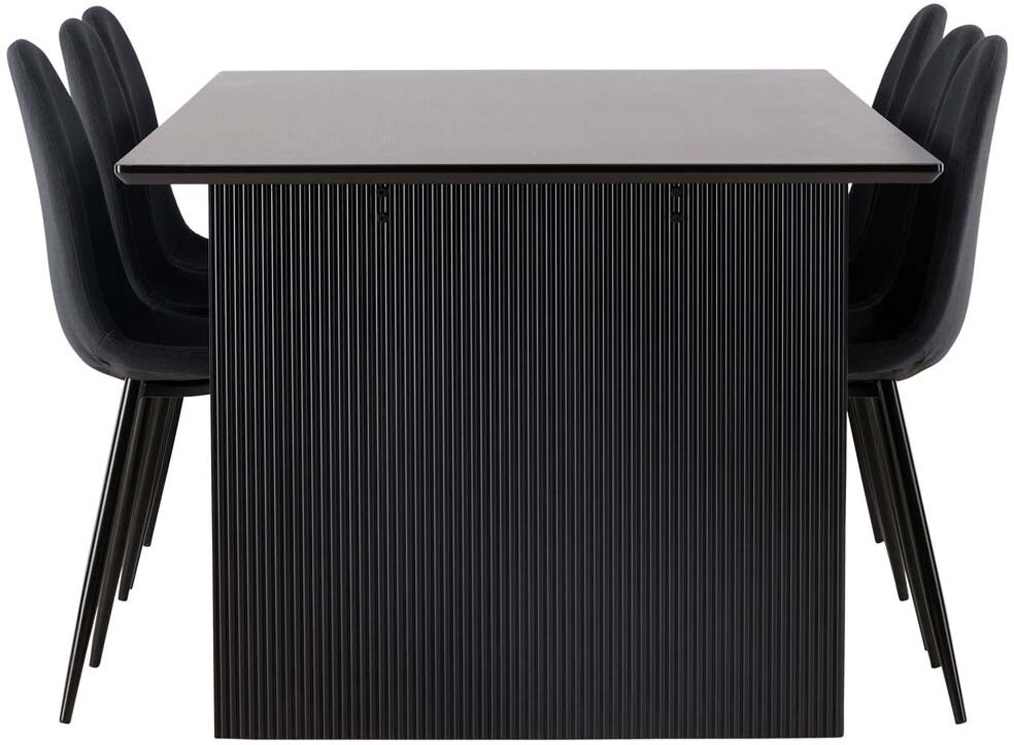 Entdecken Sie das Vail Esszimmerset + Polar 200cm/6St. von Venture Home – modernes Design, stabile Konstruktion und hohen Komfort für gesellige Abende.