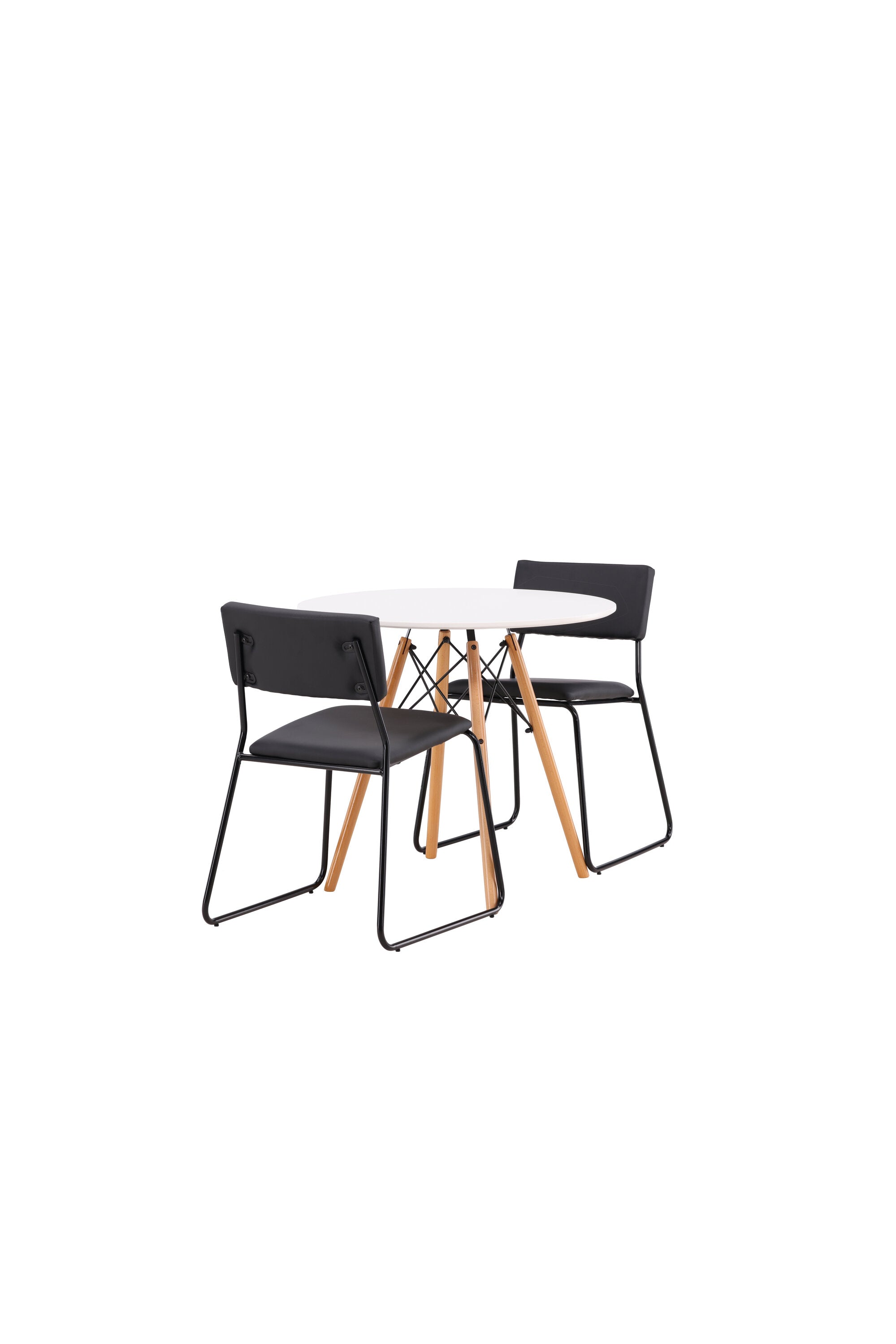 Danburi Esszimmerset + Kenth ⌀60cm/2St. in Schwarz präsentiert im Onlineshop von KAQTU Design AG. Esszimmerset ist von Venture Home