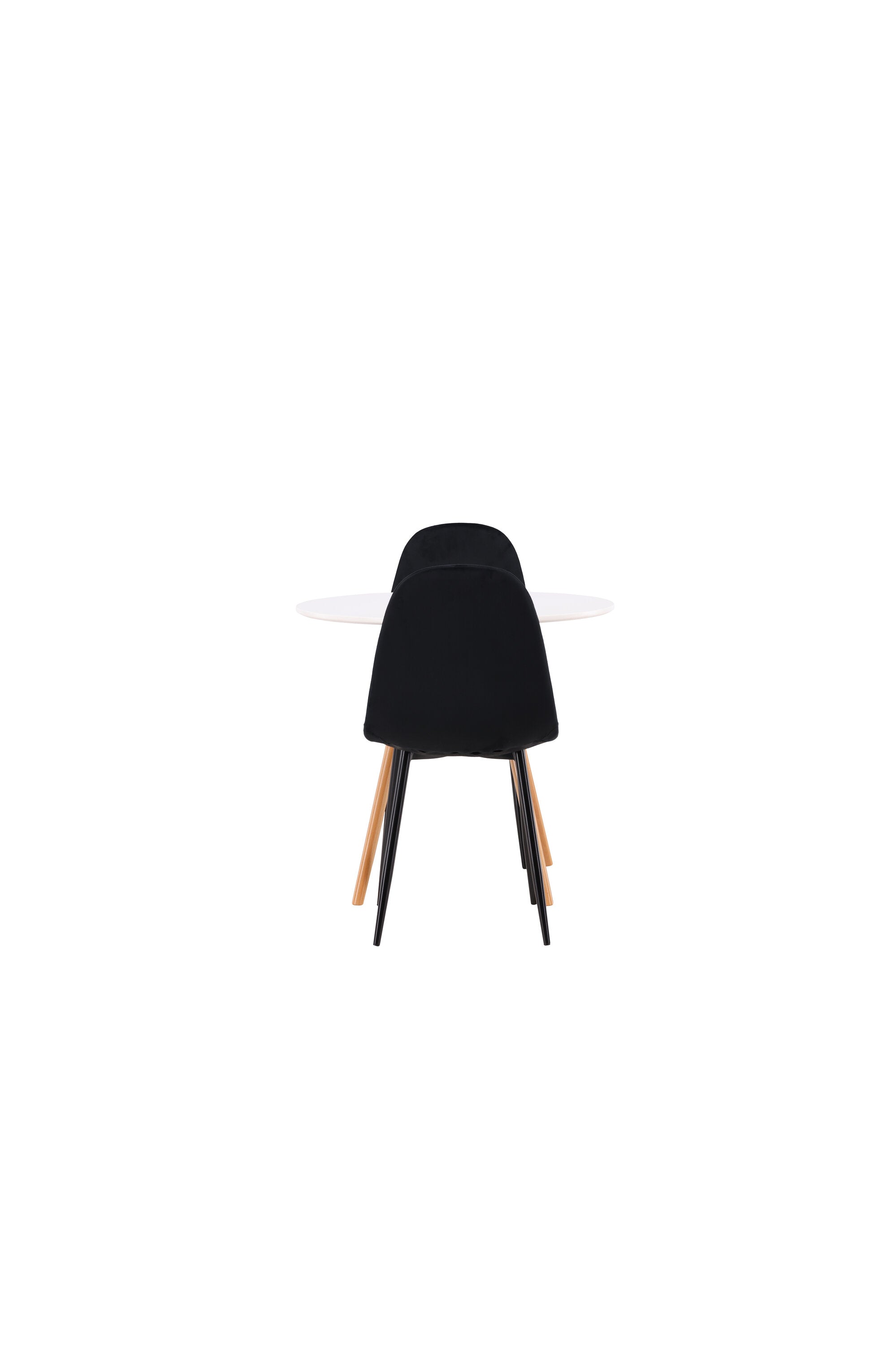 Danburi Esszimmerset + Polar ⌀60cm/2St. in Schwarz präsentiert im Onlineshop von KAQTU Design AG. Esszimmerset ist von Venture Home