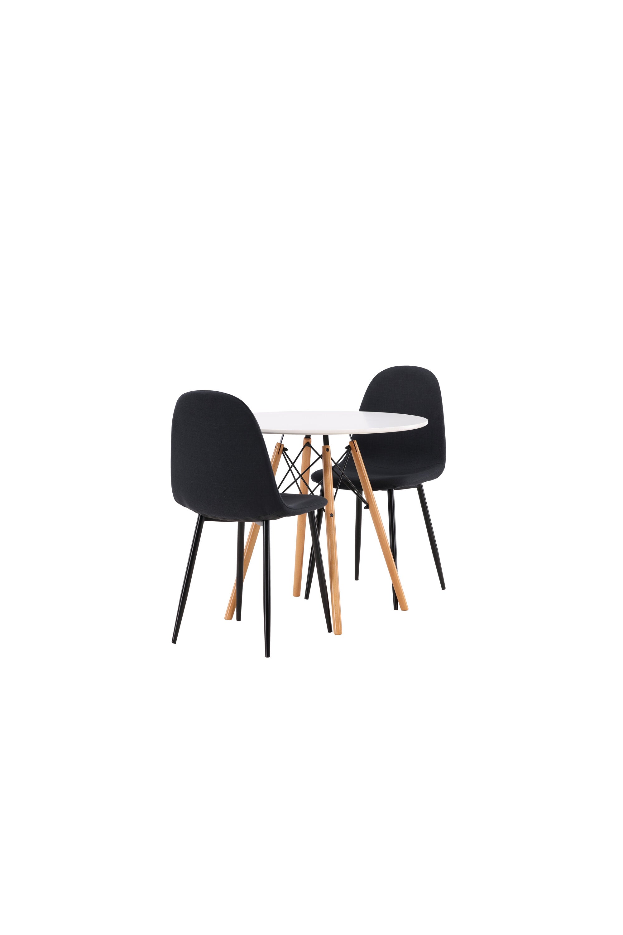 Danburi Esszimmerset + Polar ⌀60cm/2St. in Schwarz präsentiert im Onlineshop von KAQTU Design AG. Esszimmerset ist von Venture Home