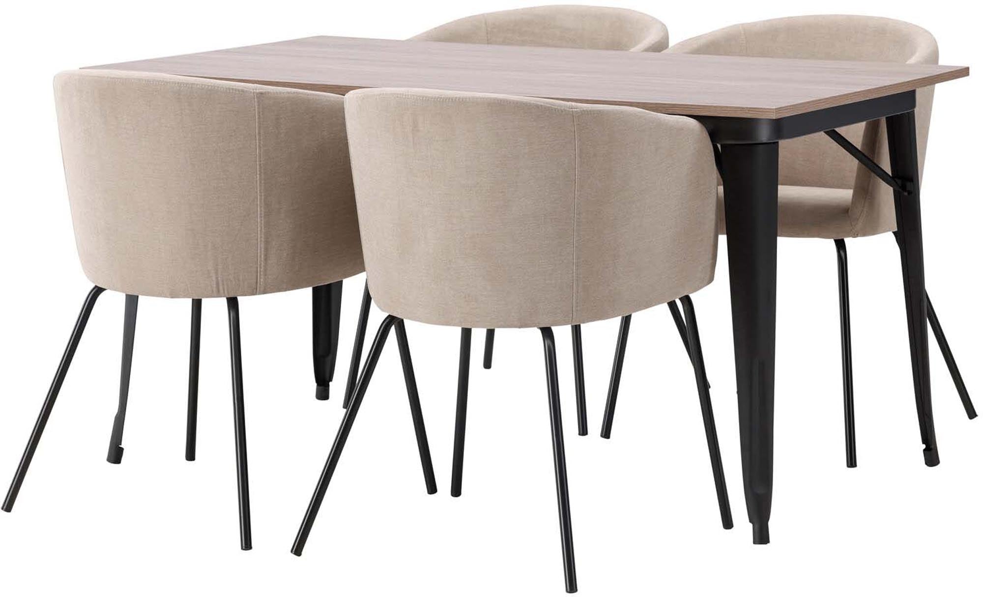 Entdecken Sie das stilvolle Tempe Esszimmerset von Venture Home: Eleganz und Komfort für gesellige Abende mit Familie und Freunden.