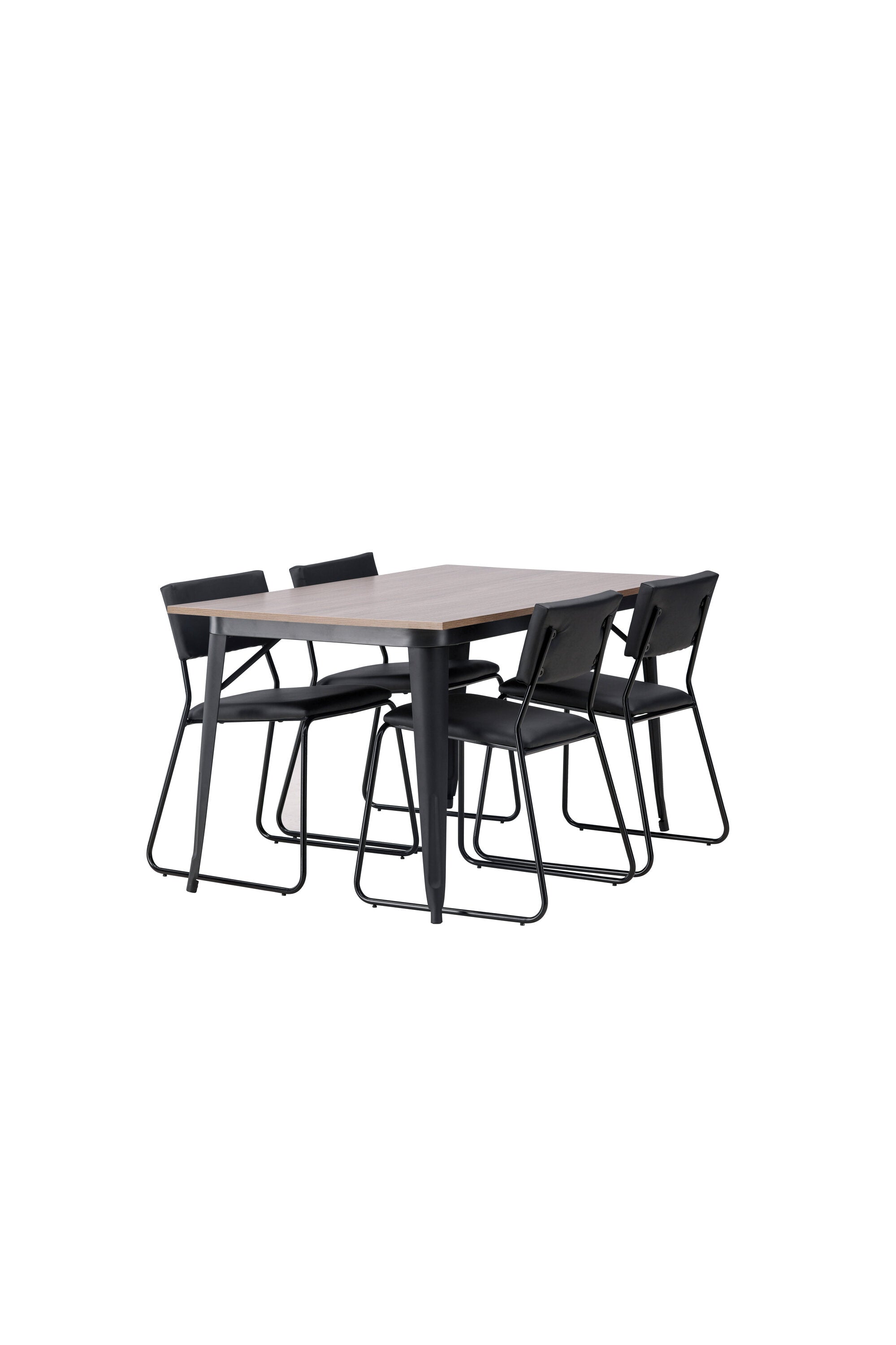 Tempe Esszimmerset + Kenth 140cm/4St. in Schwarz präsentiert im Onlineshop von KAQTU Design AG. Esszimmerset ist von Venture Home
