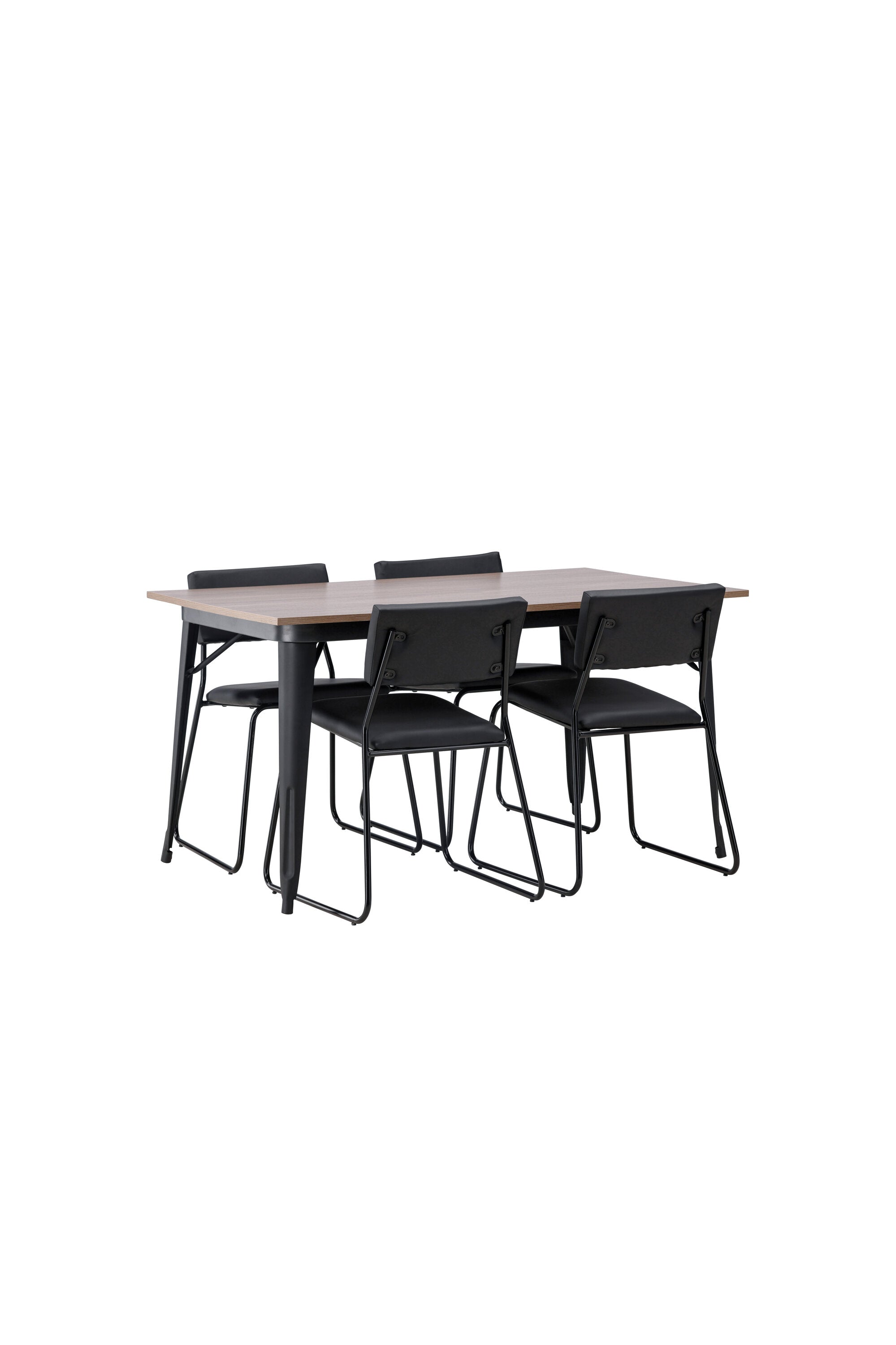 Tempe Esszimmerset + Kenth 140cm/4St. in Schwarz präsentiert im Onlineshop von KAQTU Design AG. Esszimmerset ist von Venture Home