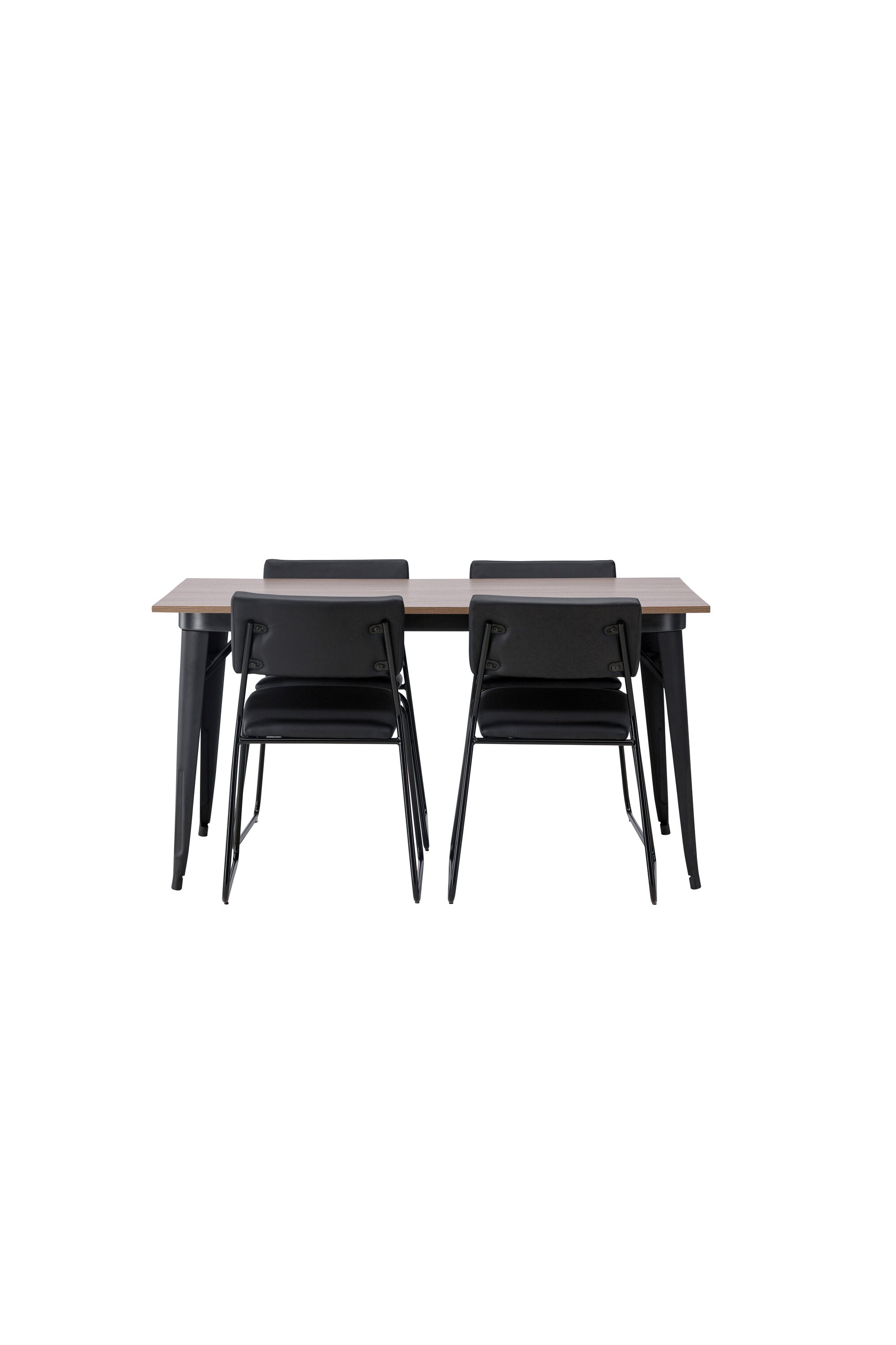 Tempe Esszimmerset + Kenth 140cm/4St. in Schwarz präsentiert im Onlineshop von KAQTU Design AG. Esszimmerset ist von Venture Home