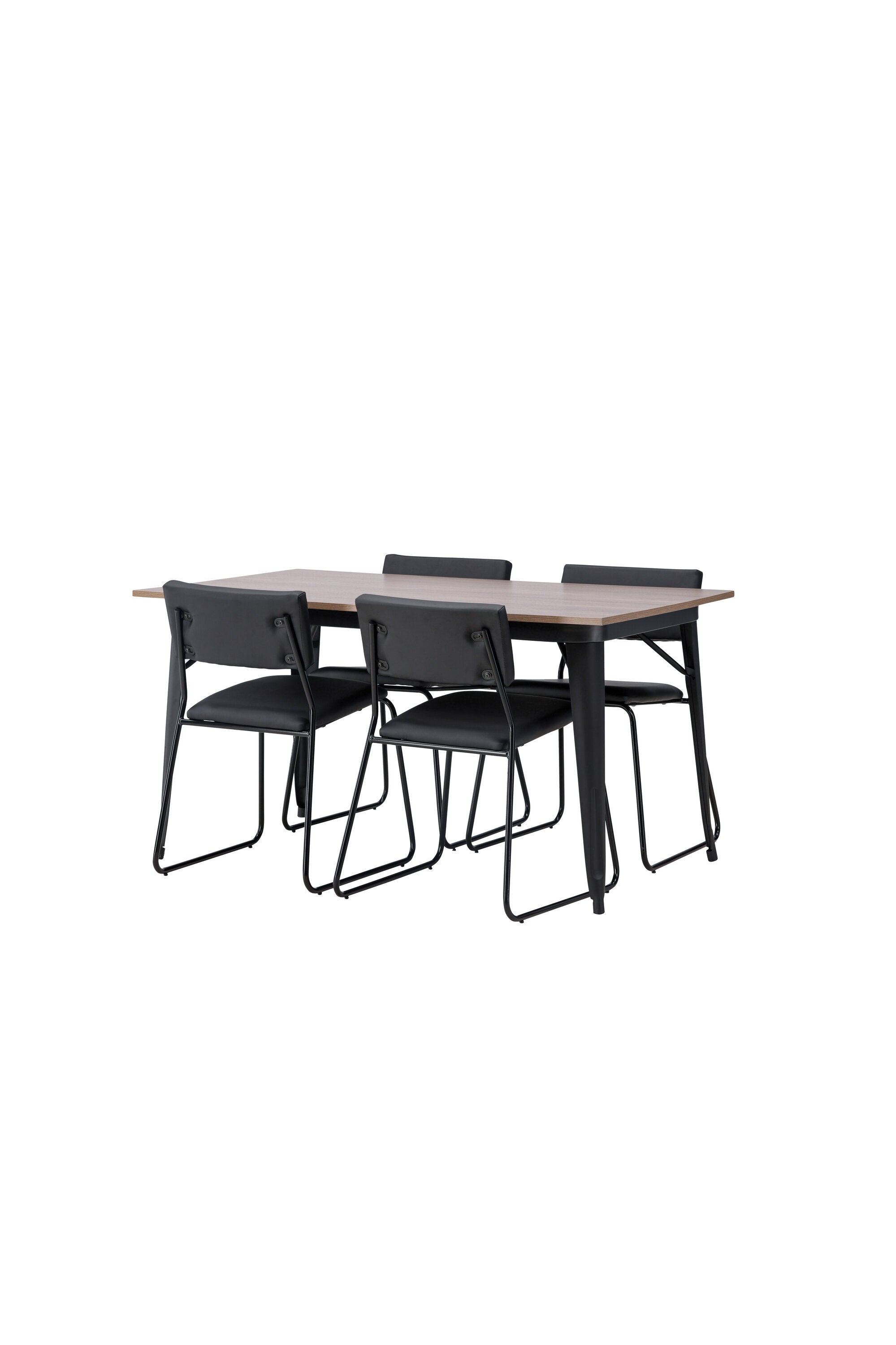 Tempe Esszimmerset + Kenth 140cm/4St. in Schwarz präsentiert im Onlineshop von KAQTU Design AG. Esszimmerset ist von Venture Home