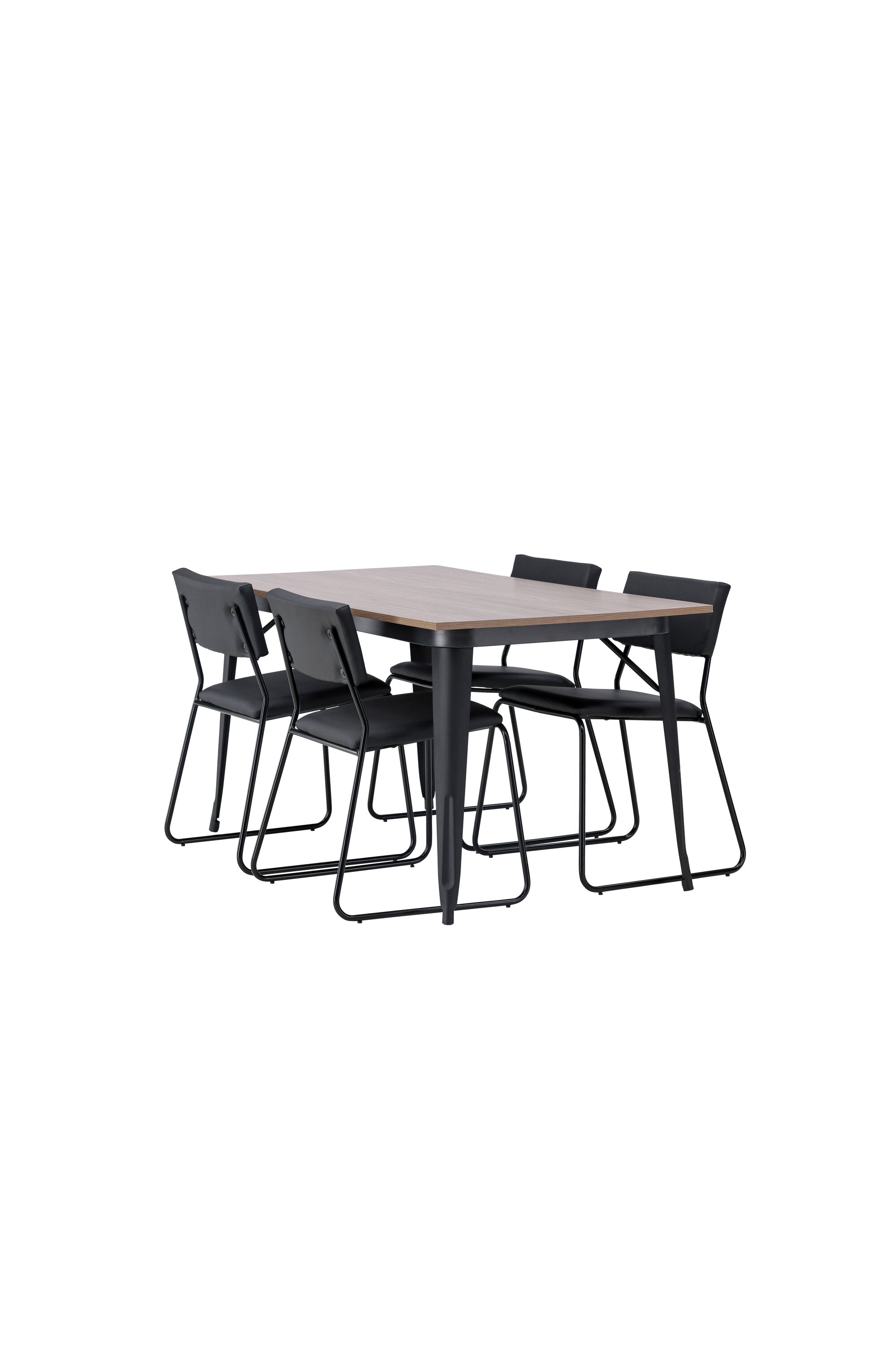 Tempe Esszimmerset + Kenth 140cm/4St. in Schwarz präsentiert im Onlineshop von KAQTU Design AG. Esszimmerset ist von Venture Home