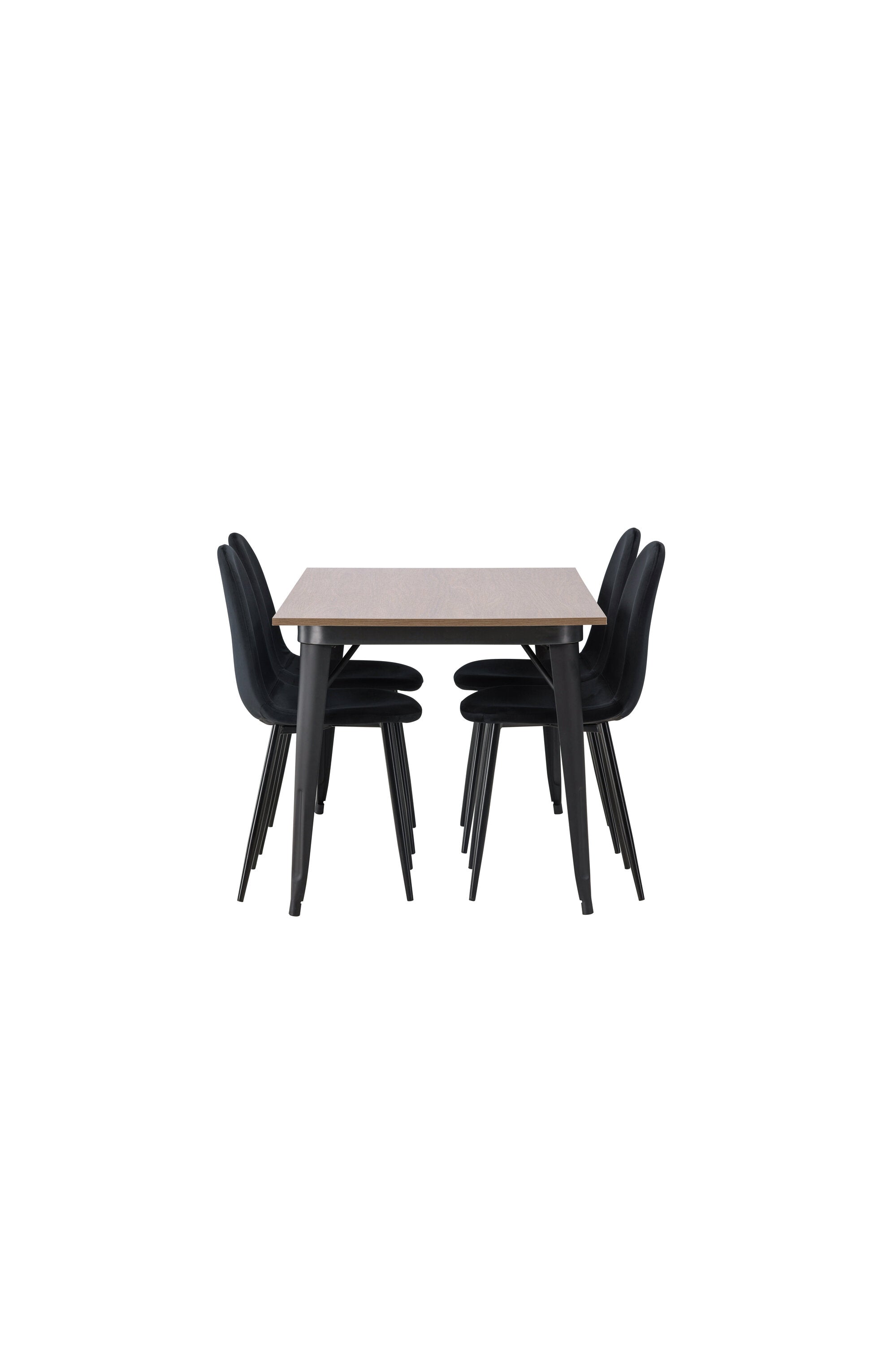 Tempe Esszimmerset + Polar 140cm/4St. in Schwarz präsentiert im Onlineshop von KAQTU Design AG. Esszimmerset ist von Venture Home