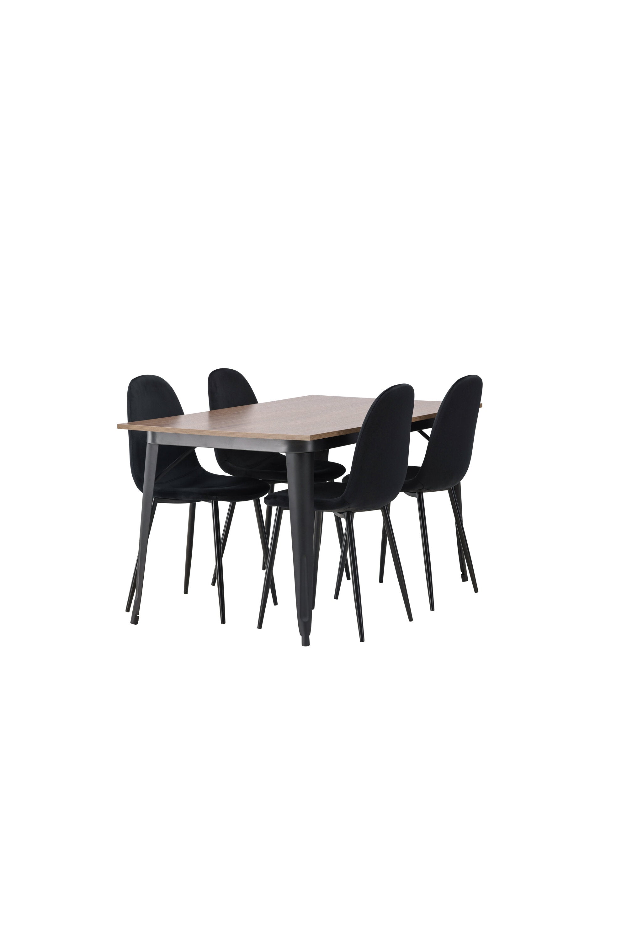 Tempe Esszimmerset + Polar 140cm/4St. in Schwarz präsentiert im Onlineshop von KAQTU Design AG. Esszimmerset ist von Venture Home