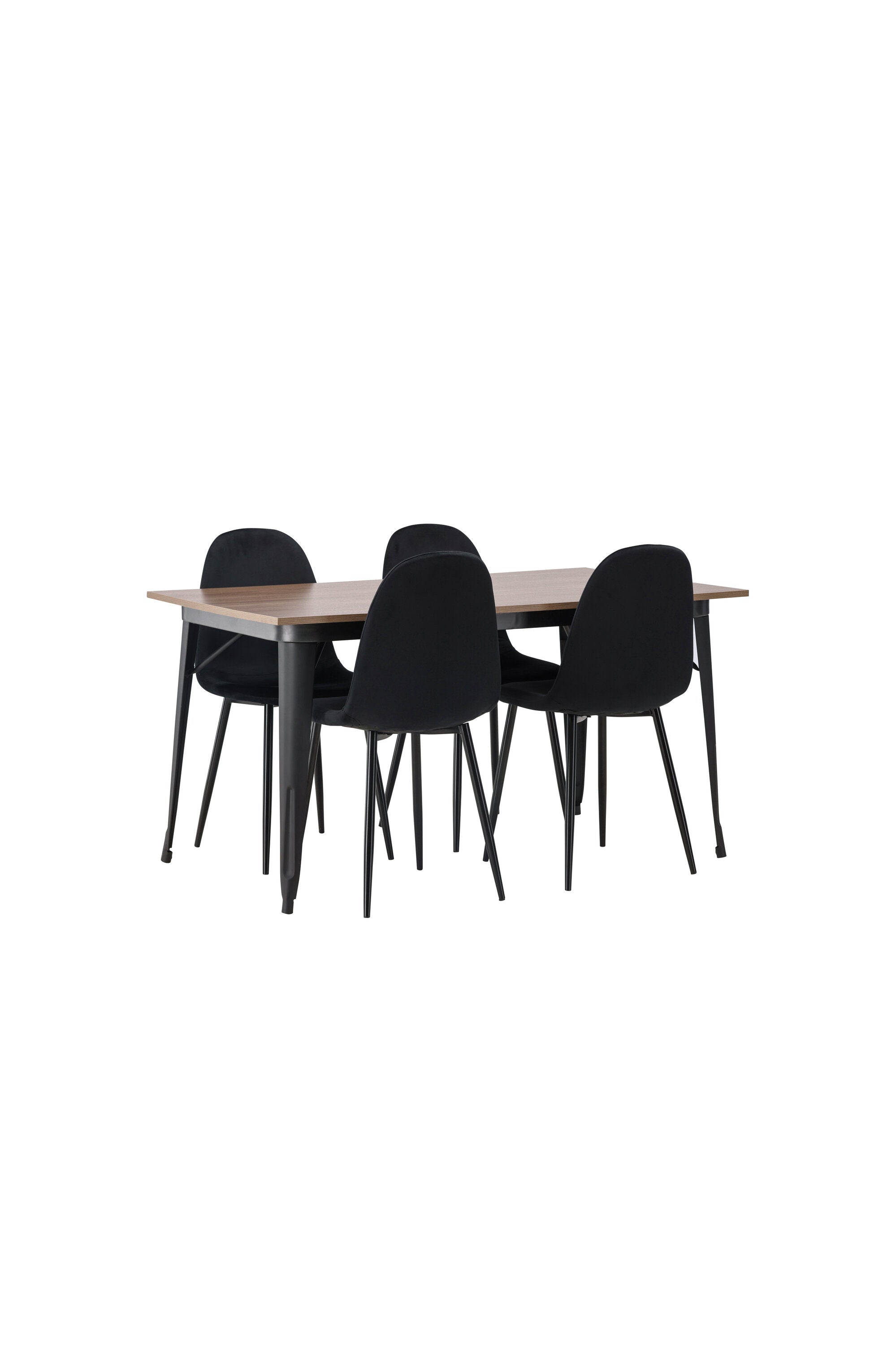 Tempe Esszimmerset + Polar 140cm/4St. in Schwarz präsentiert im Onlineshop von KAQTU Design AG. Esszimmerset ist von Venture Home