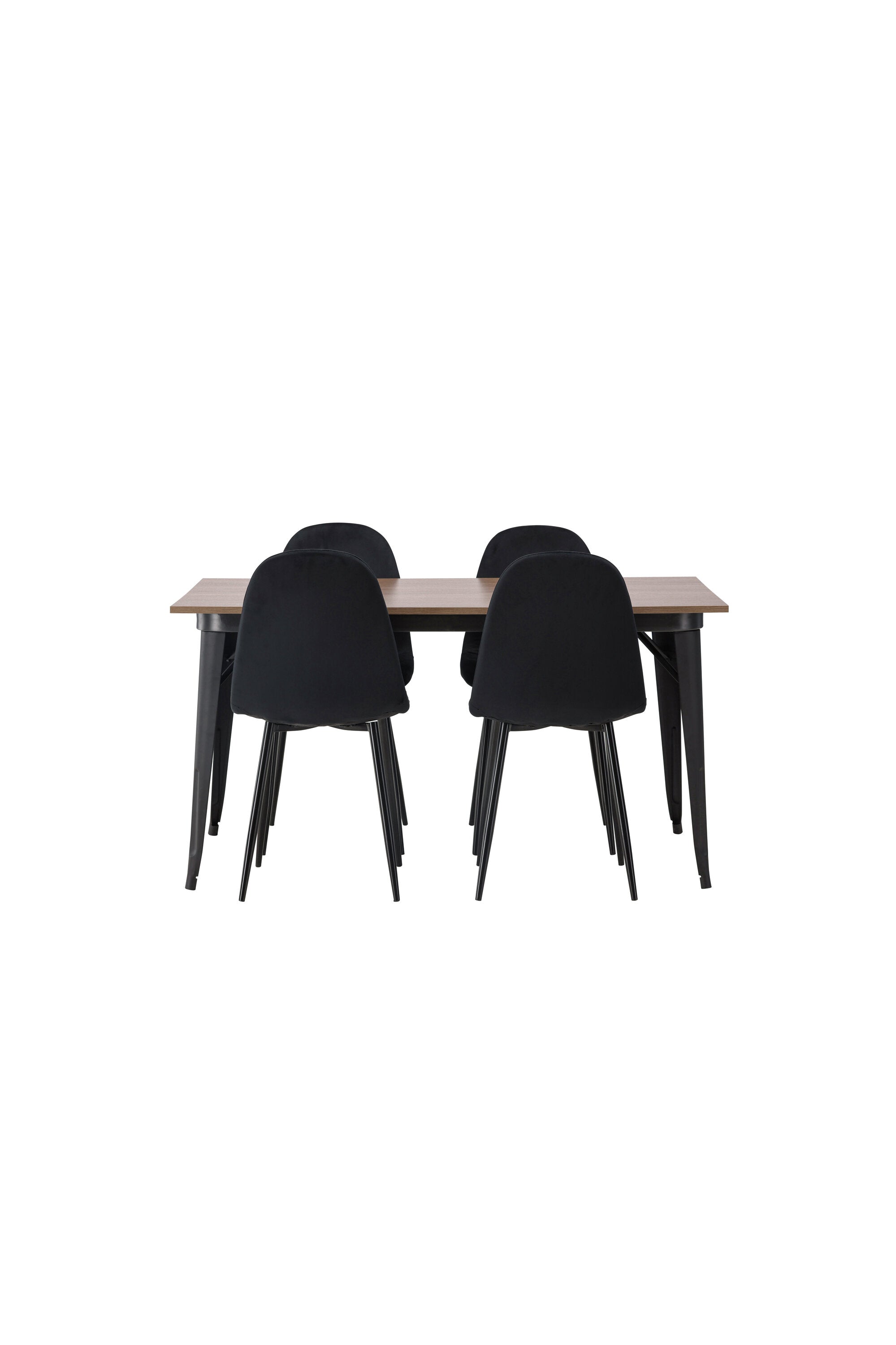 Tempe Esszimmerset + Polar 140cm/4St. in Schwarz präsentiert im Onlineshop von KAQTU Design AG. Esszimmerset ist von Venture Home