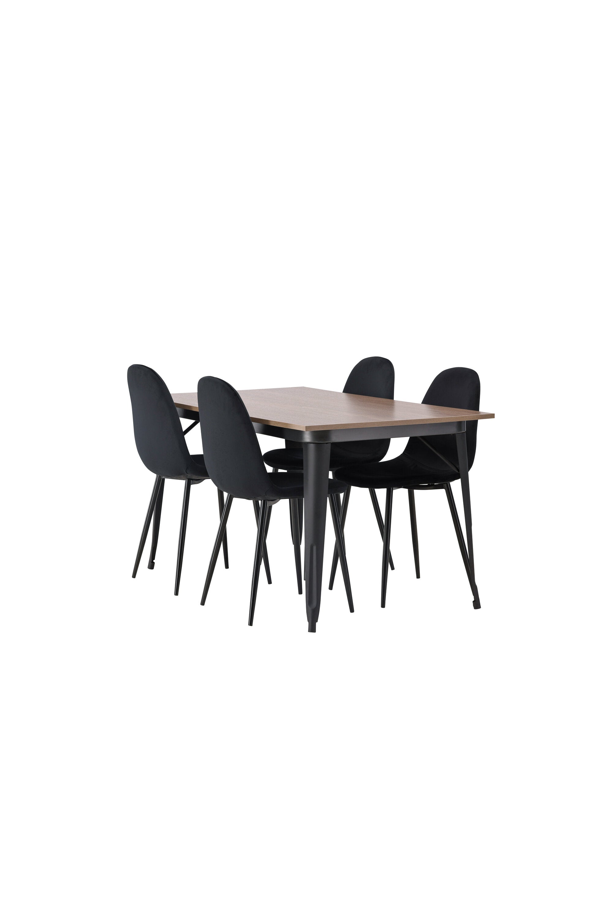 Tempe Esszimmerset + Polar 140cm/4St. in Schwarz präsentiert im Onlineshop von KAQTU Design AG. Esszimmerset ist von Venture Home