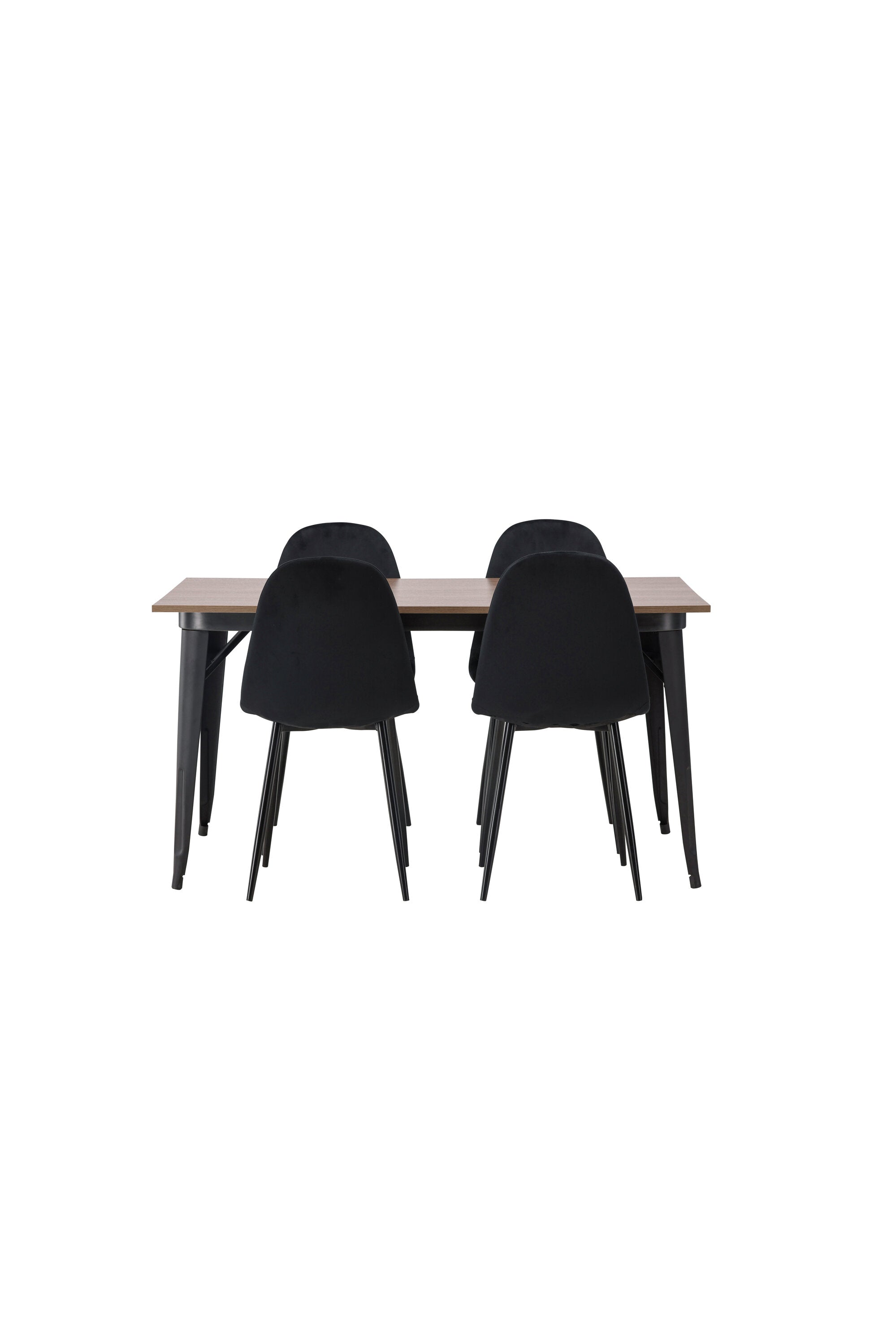 Tempe Esszimmerset + Polar 140cm/4St. in Schwarz präsentiert im Onlineshop von KAQTU Design AG. Esszimmerset ist von Venture Home