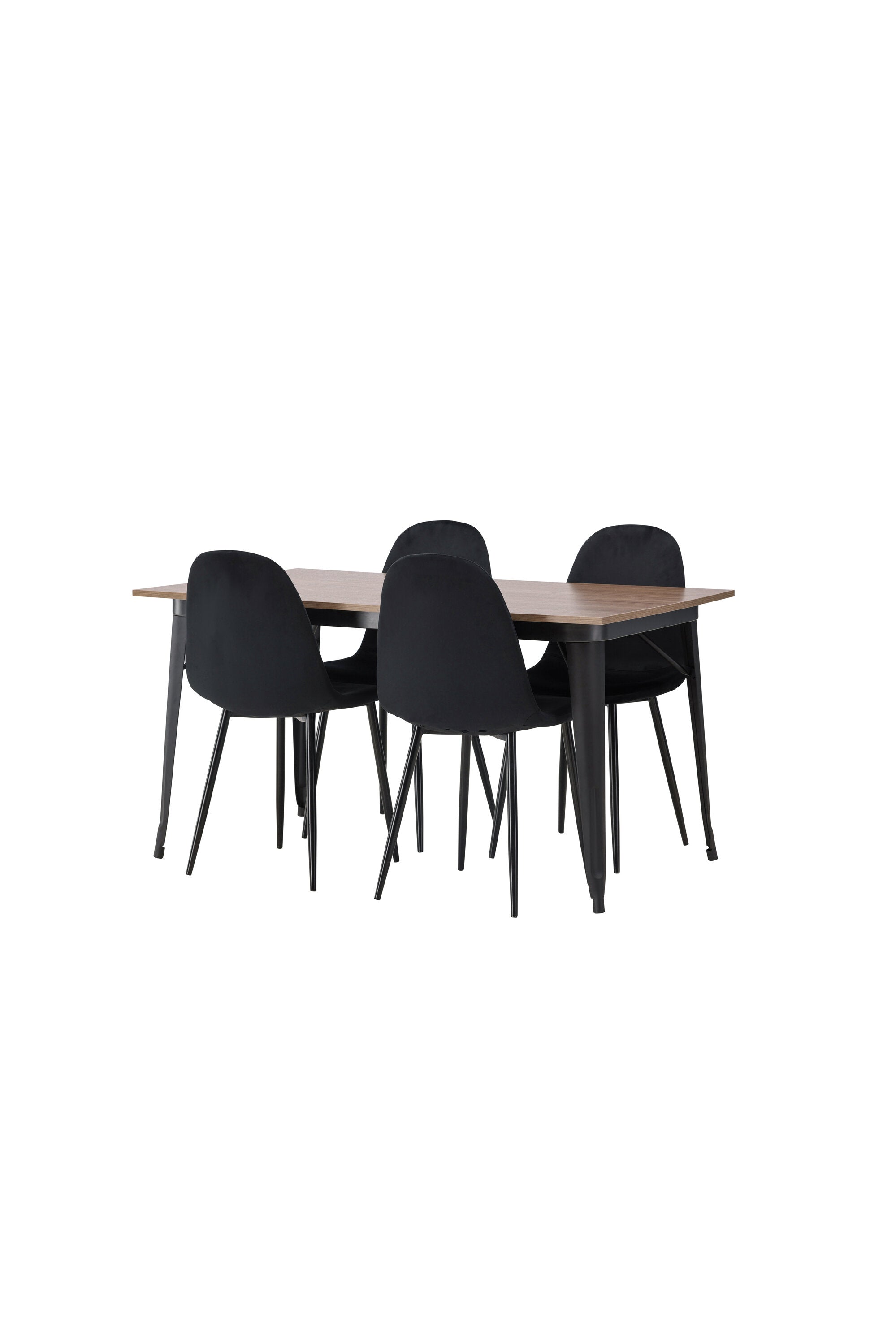 Tempe Esszimmerset + Polar 140cm/4St. in Schwarz präsentiert im Onlineshop von KAQTU Design AG. Esszimmerset ist von Venture Home